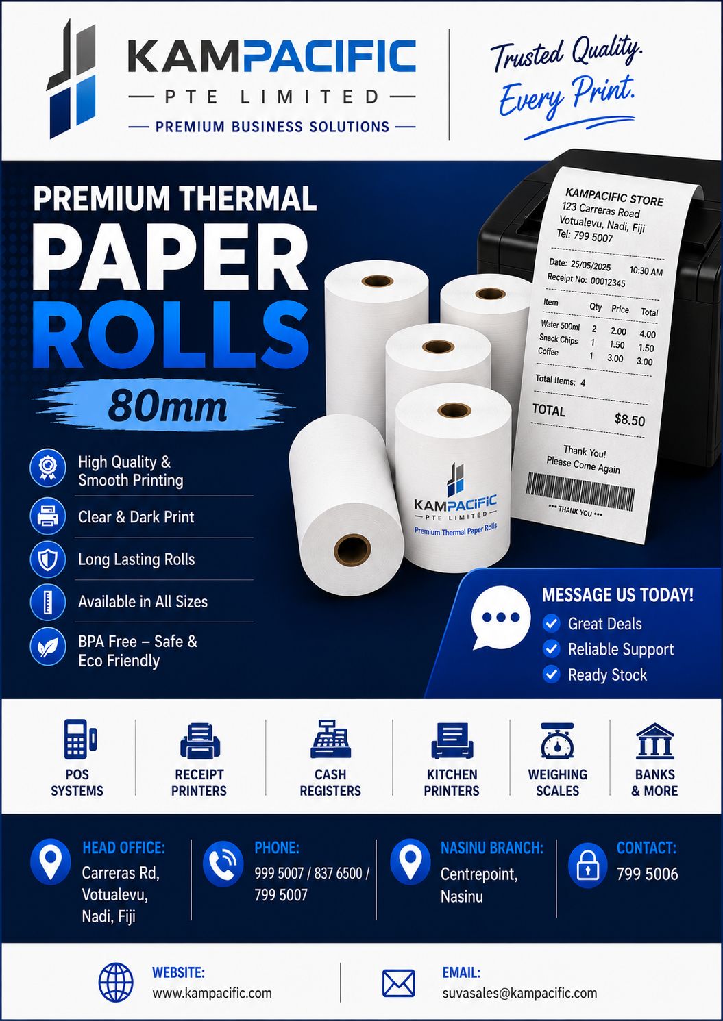 Kampacific PTE LTD Facebook ad: For pricing and quotations,contact us using the details…