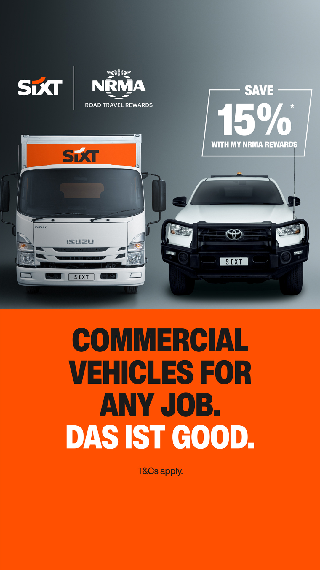 SIXT Australia Facebook ad