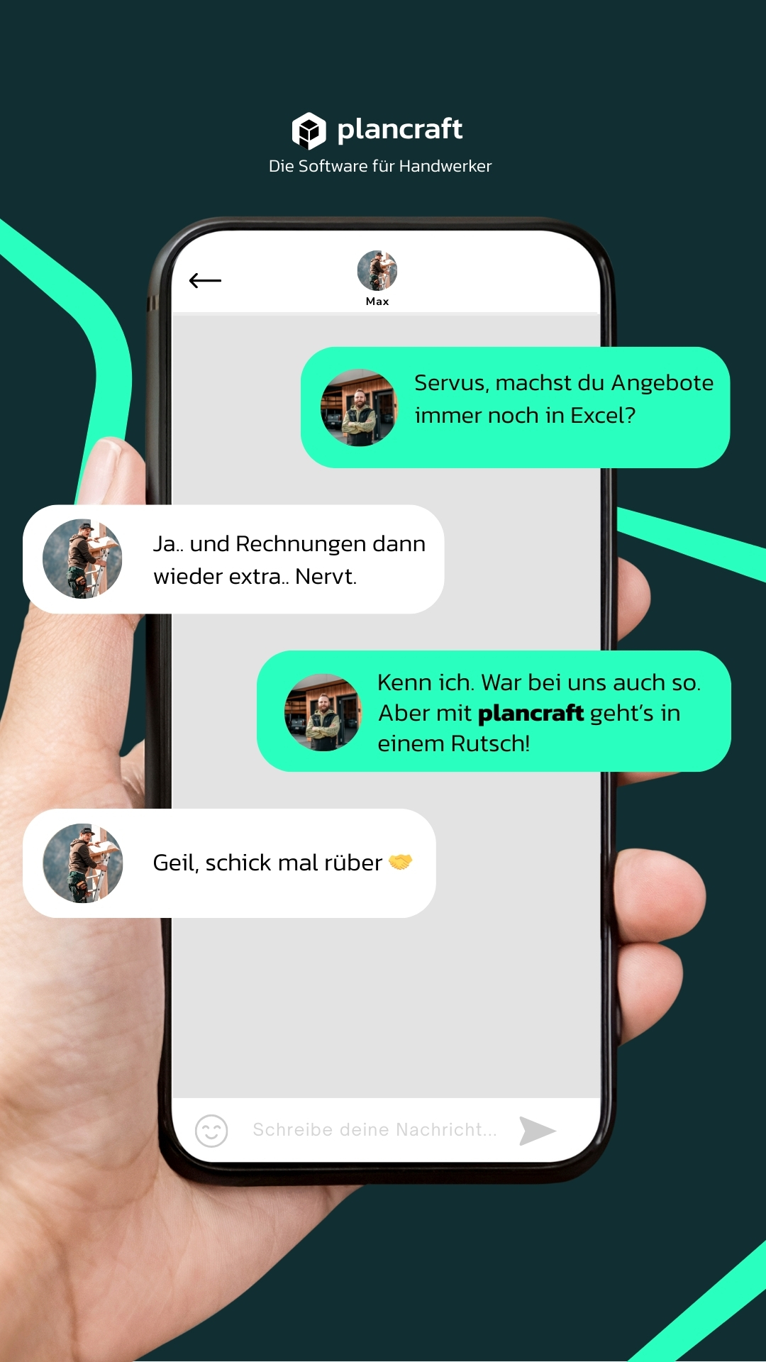 Plancraft - Einfache Handwerkersoftware Facebook ad