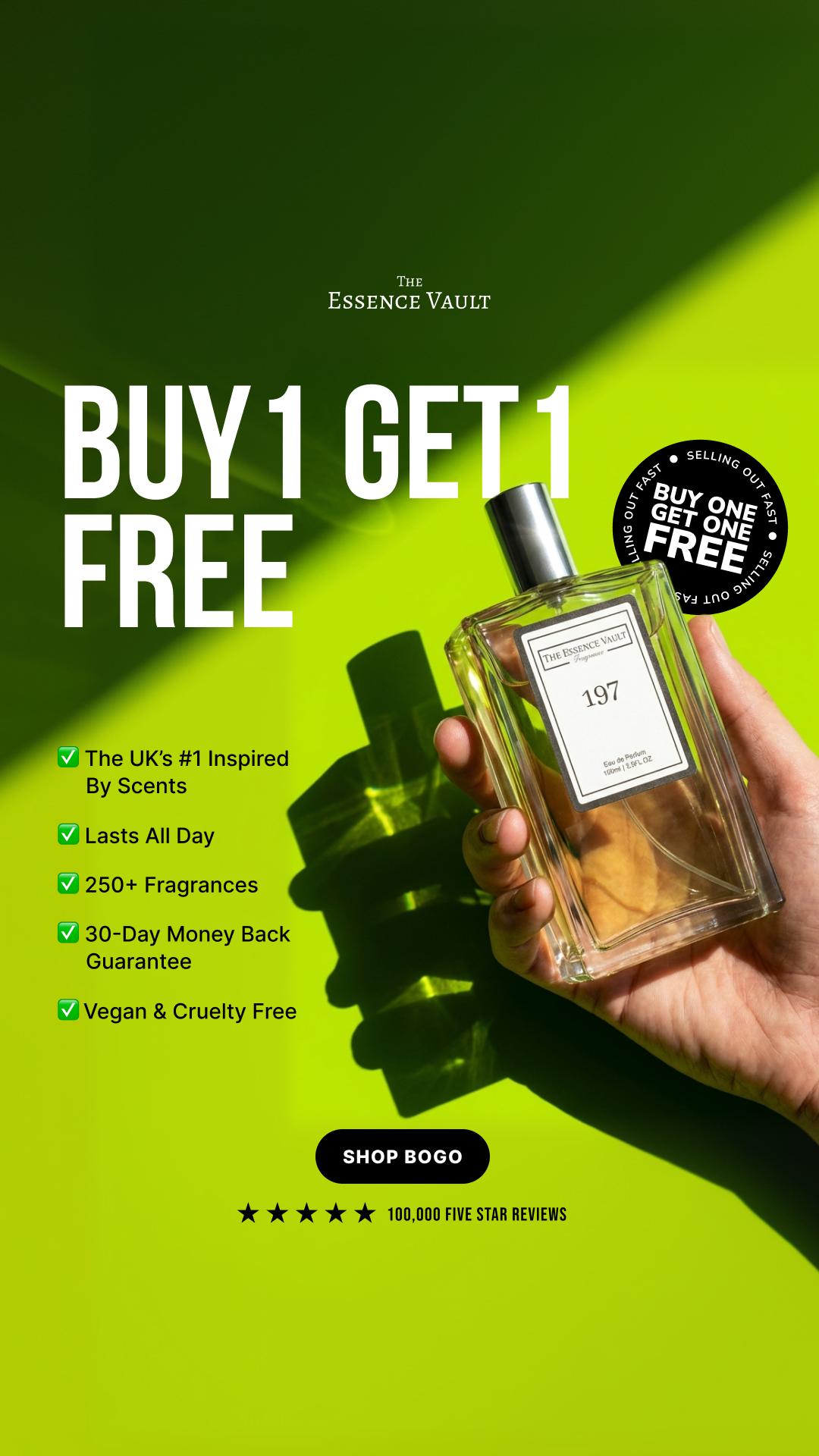 The Essence Vault Facebook ad