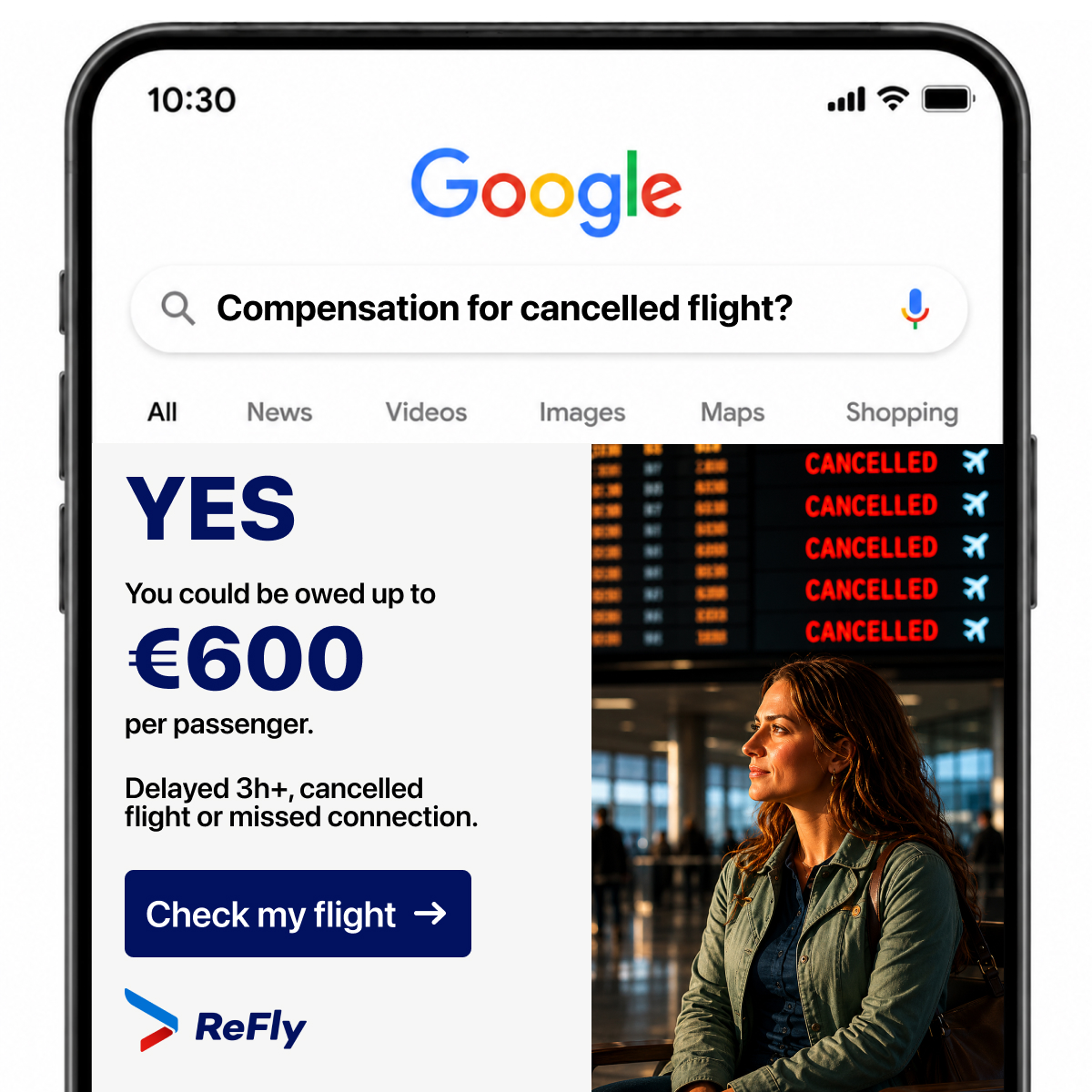 Refly Facebook ad