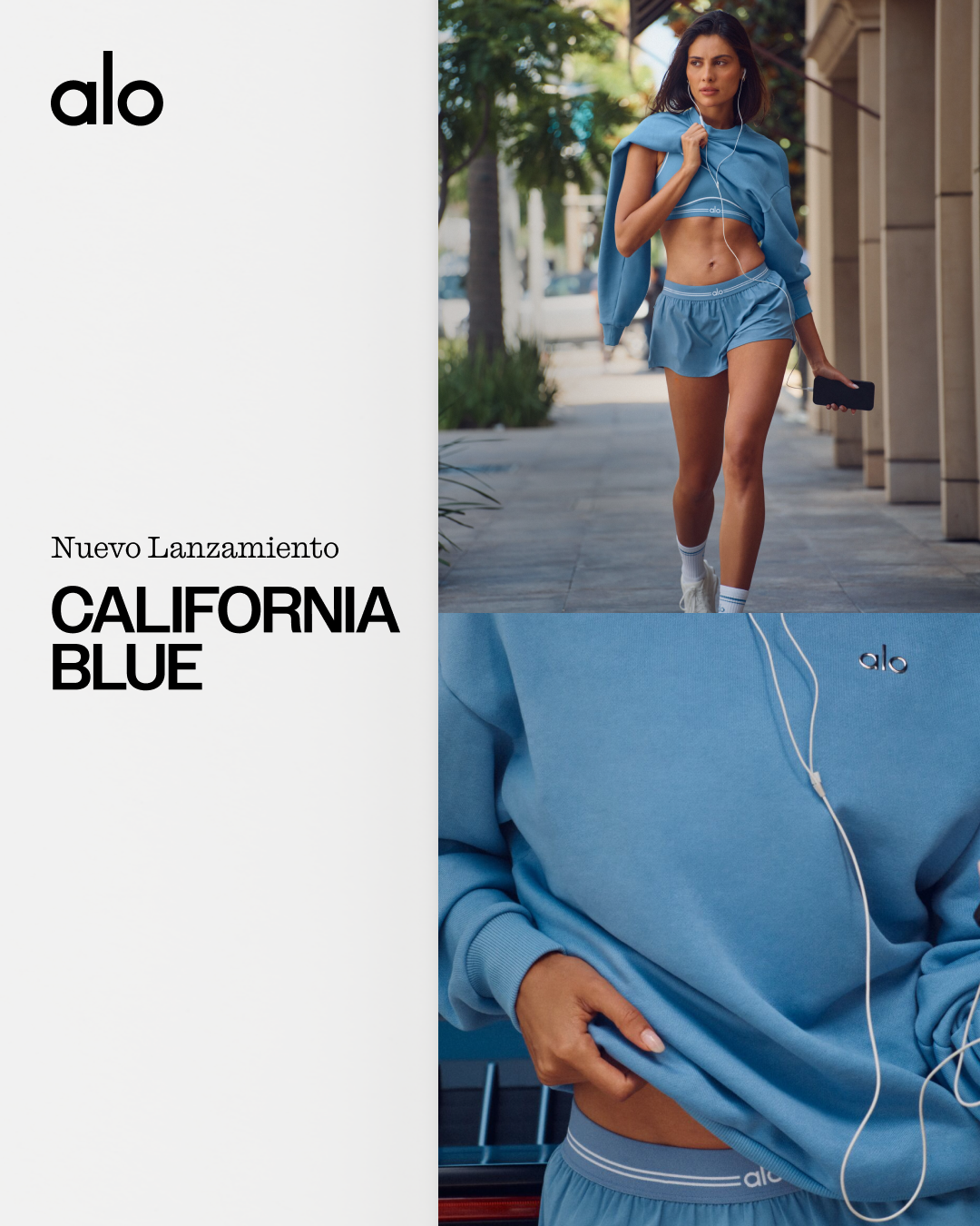 Alo Yoga Facebook ad: California Blue