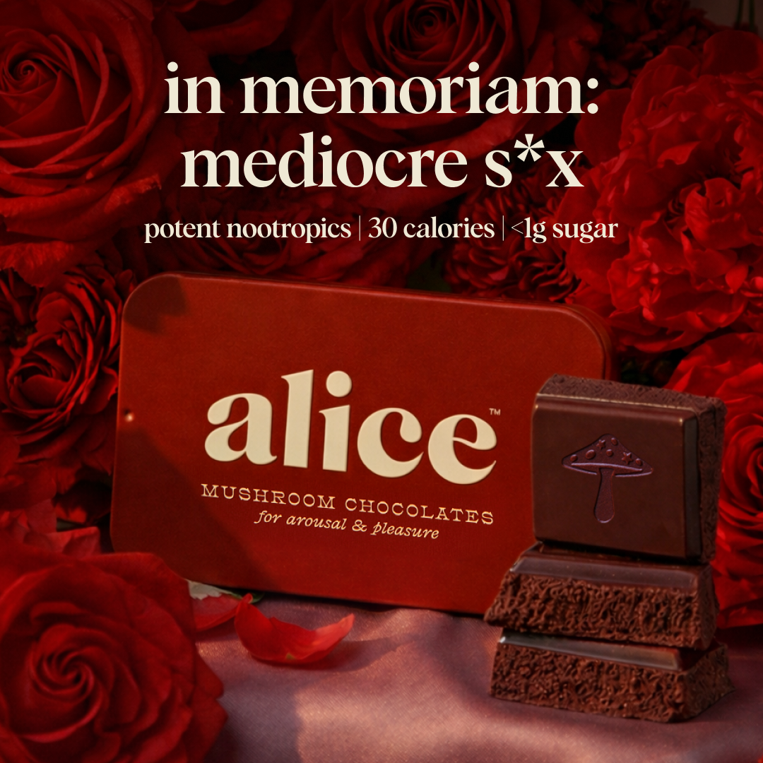 Alice Mushrooms Facebook ad