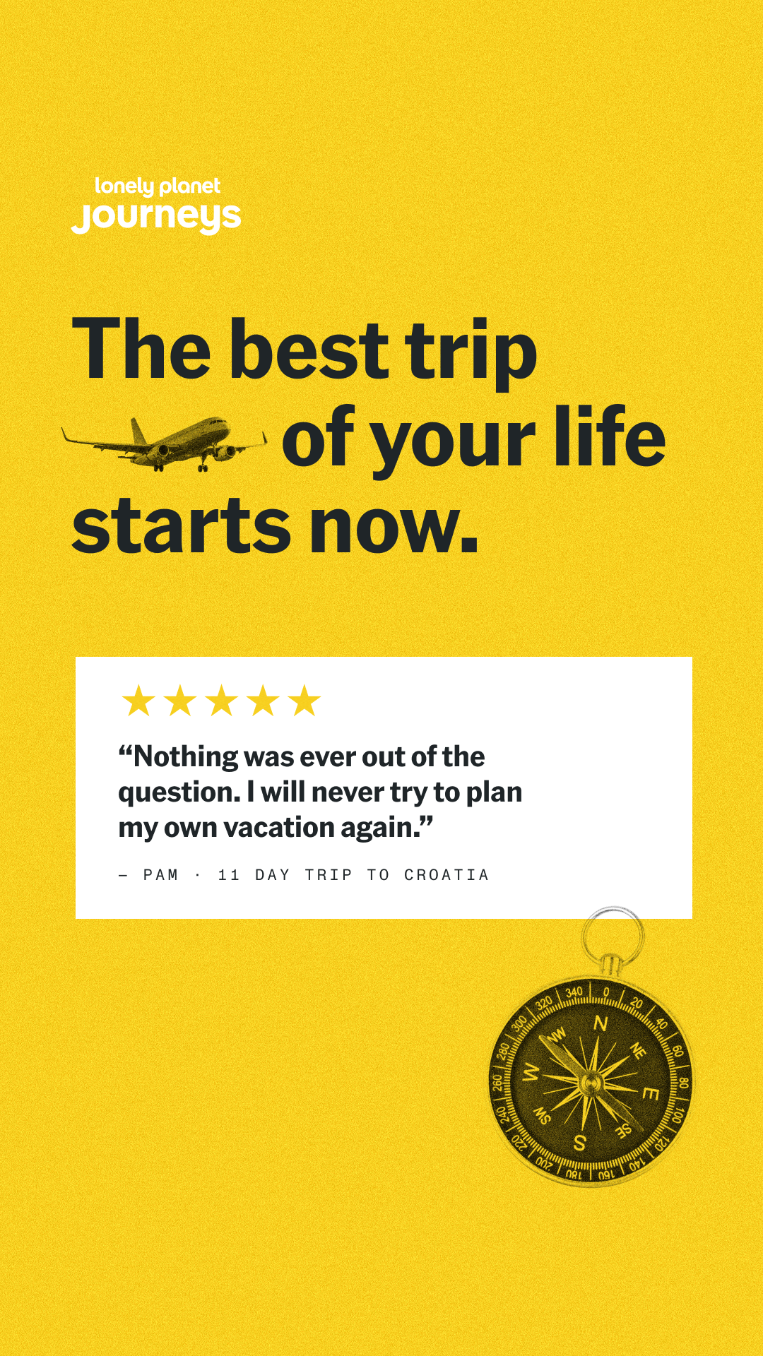 Lonely Planet Journeys Facebook ad: Want the local route?