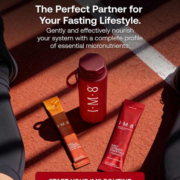 IM8 Global Facebook ad: The Beckham Stack: Nutrition Meets Longevity