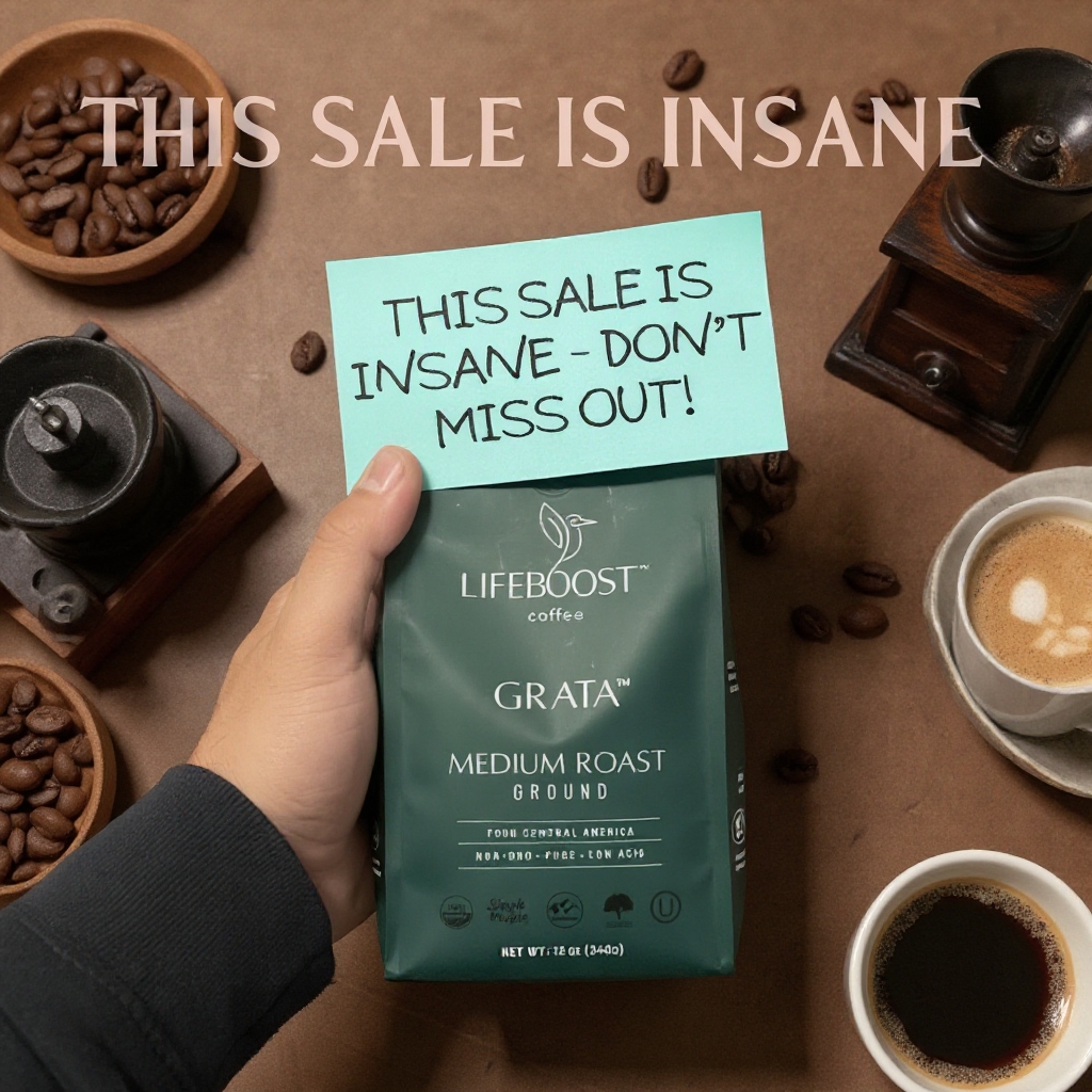 Lifeboost Coffee Facebook ad
