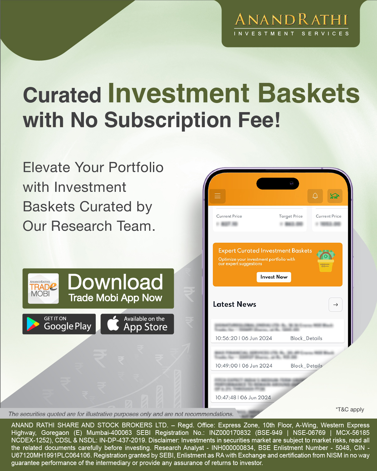Anand Rathi Shares and Stock Brokers Limited Facebook ad