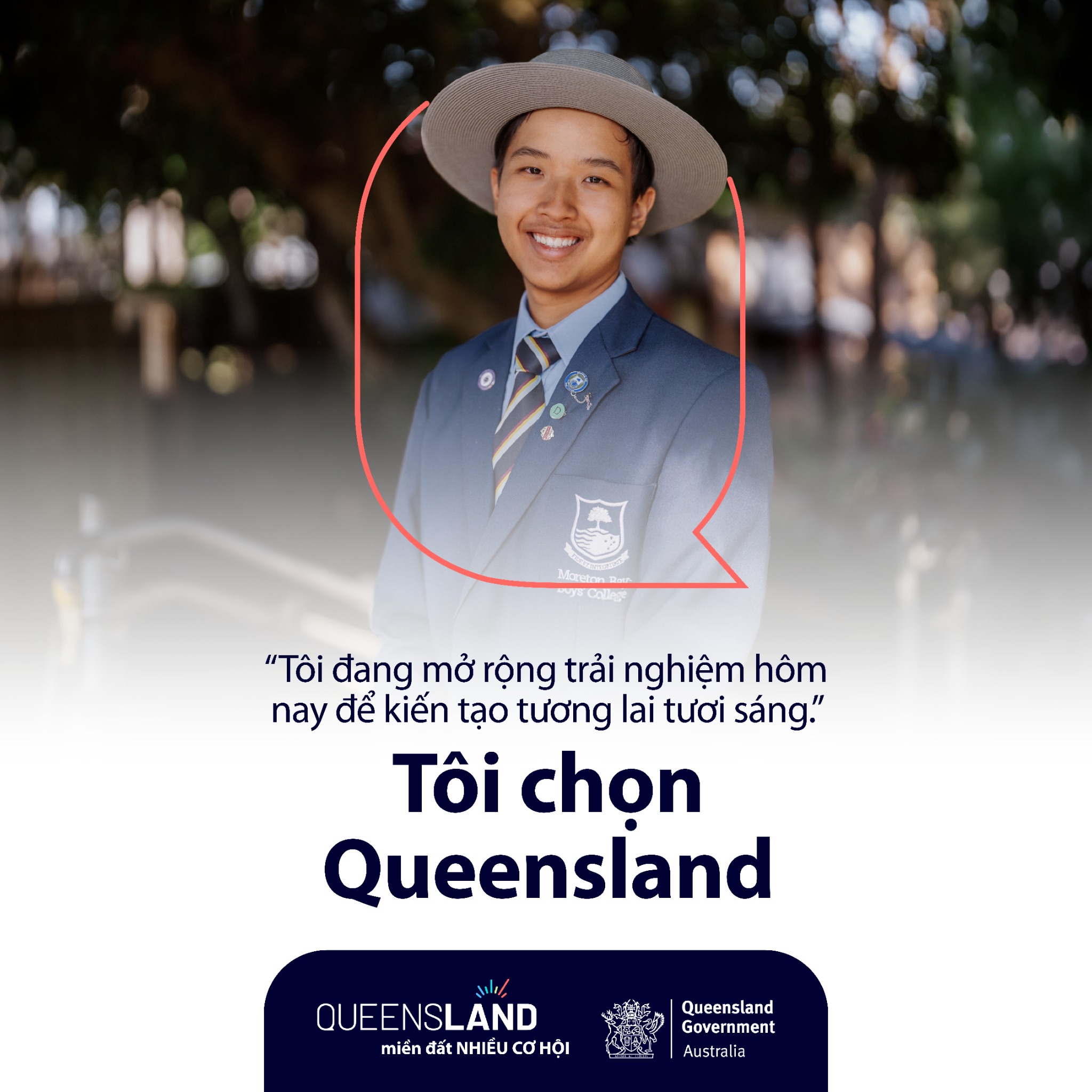 Study in Queensland Facebook ad