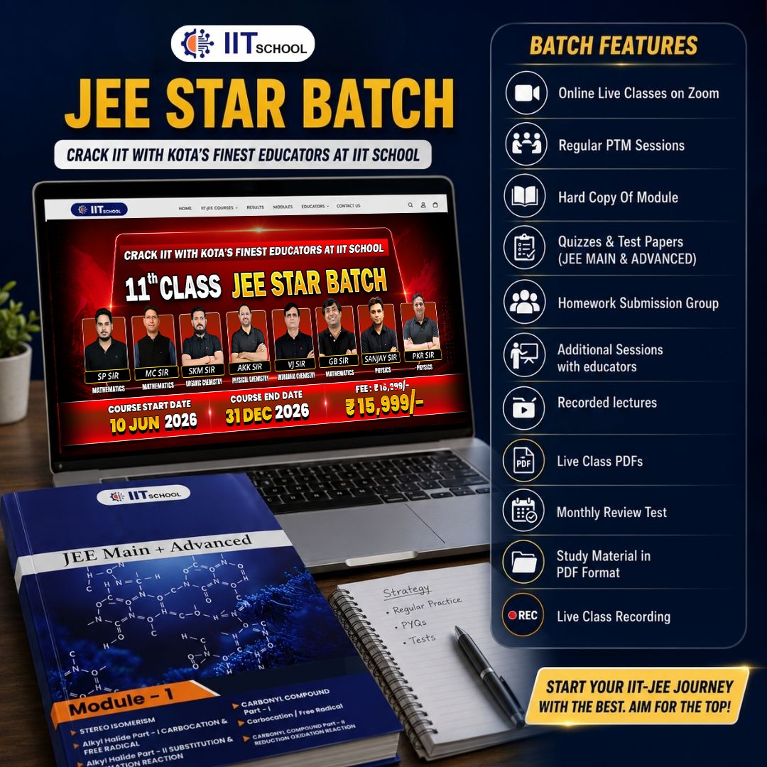 IIT School, Kota Facebook ad: Success in JEE comes from the right guidance…