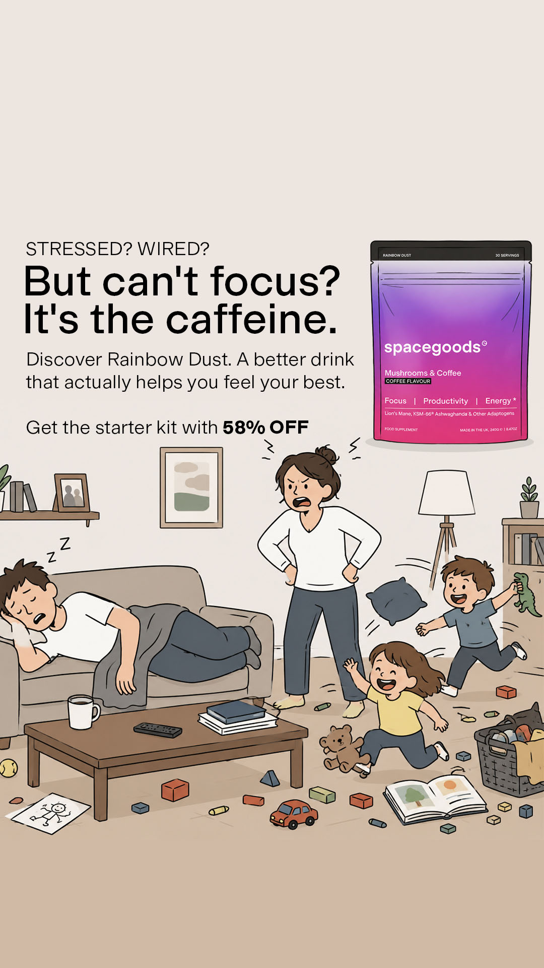 Spacegoods Facebook ad