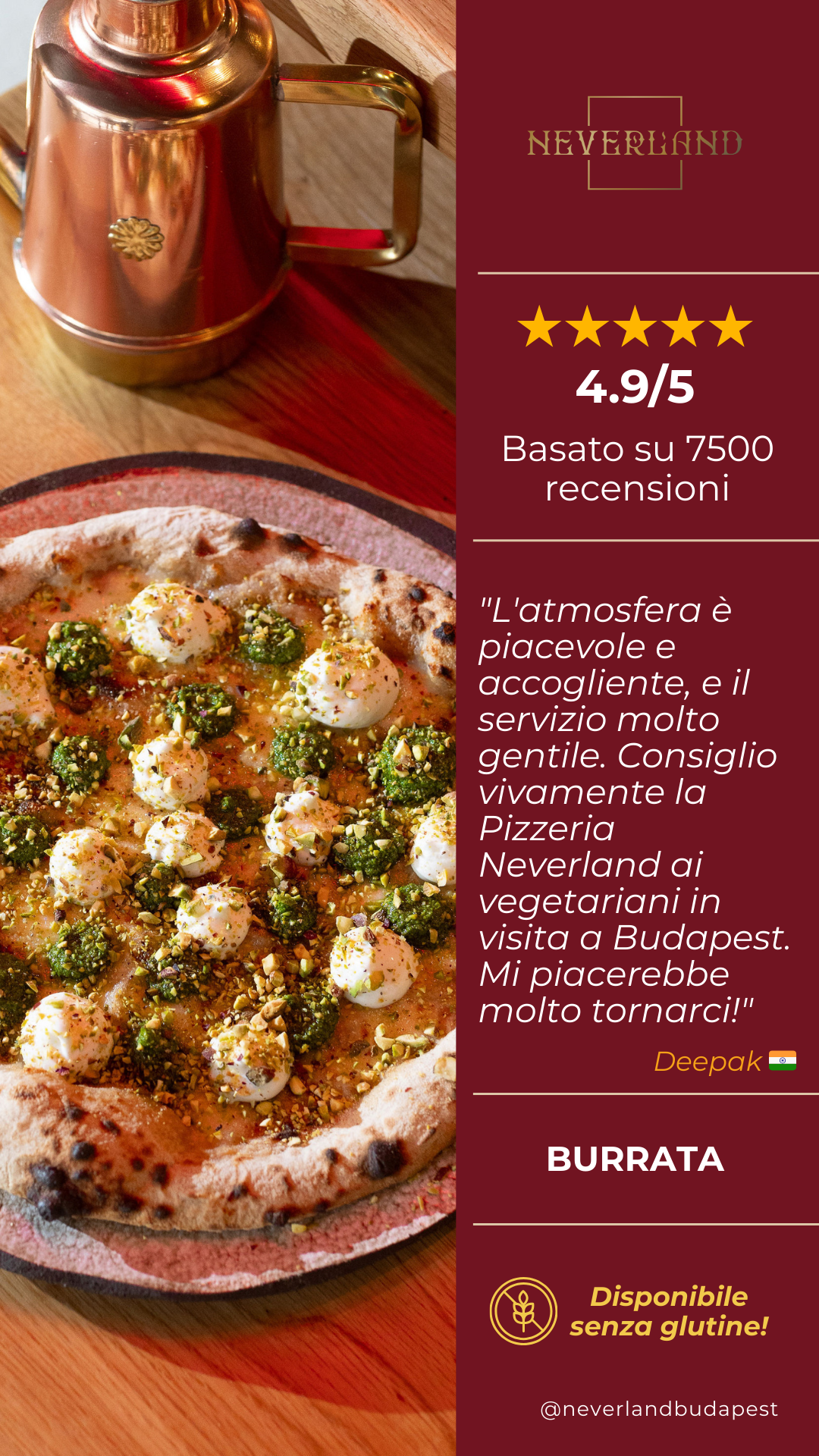 Neverland Bar • Escape Room • Pizzeria Facebook ad