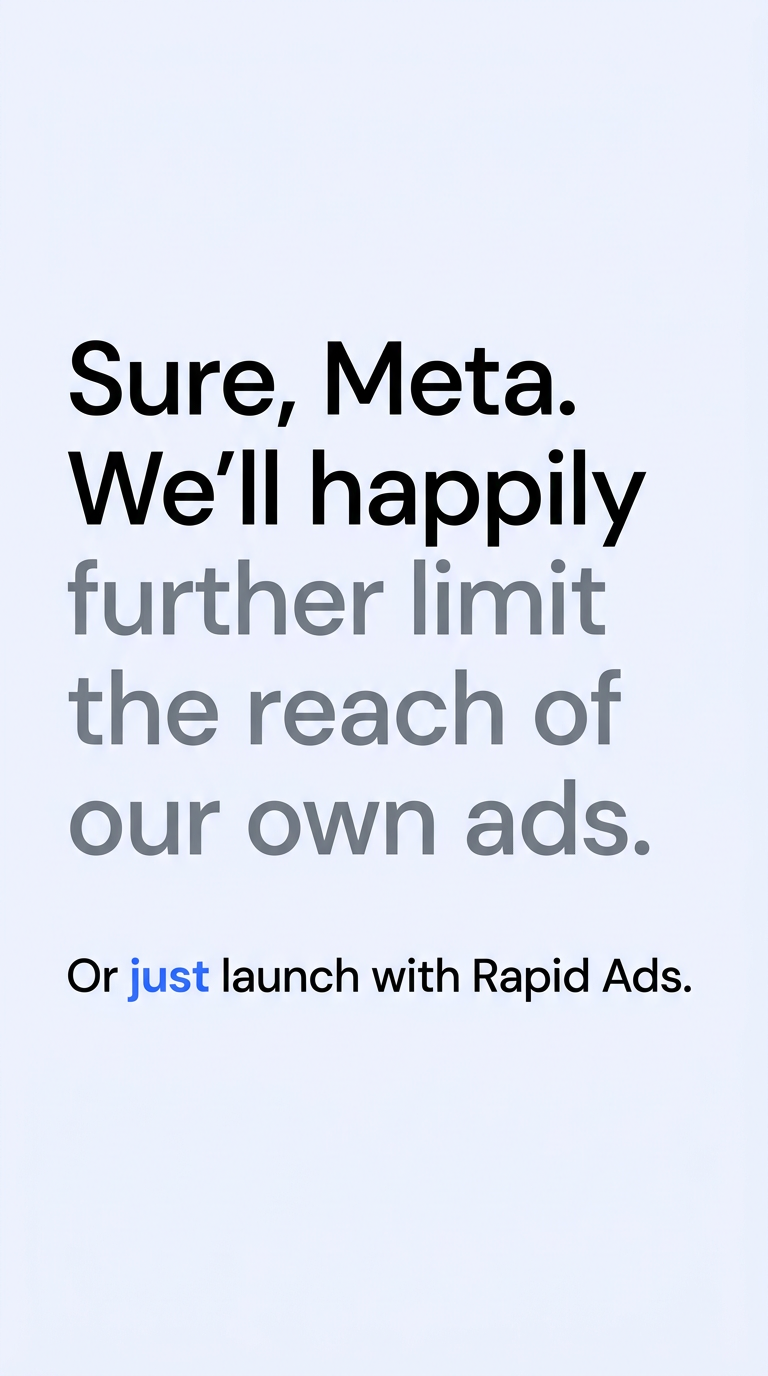 Rapid Ads Facebook ad