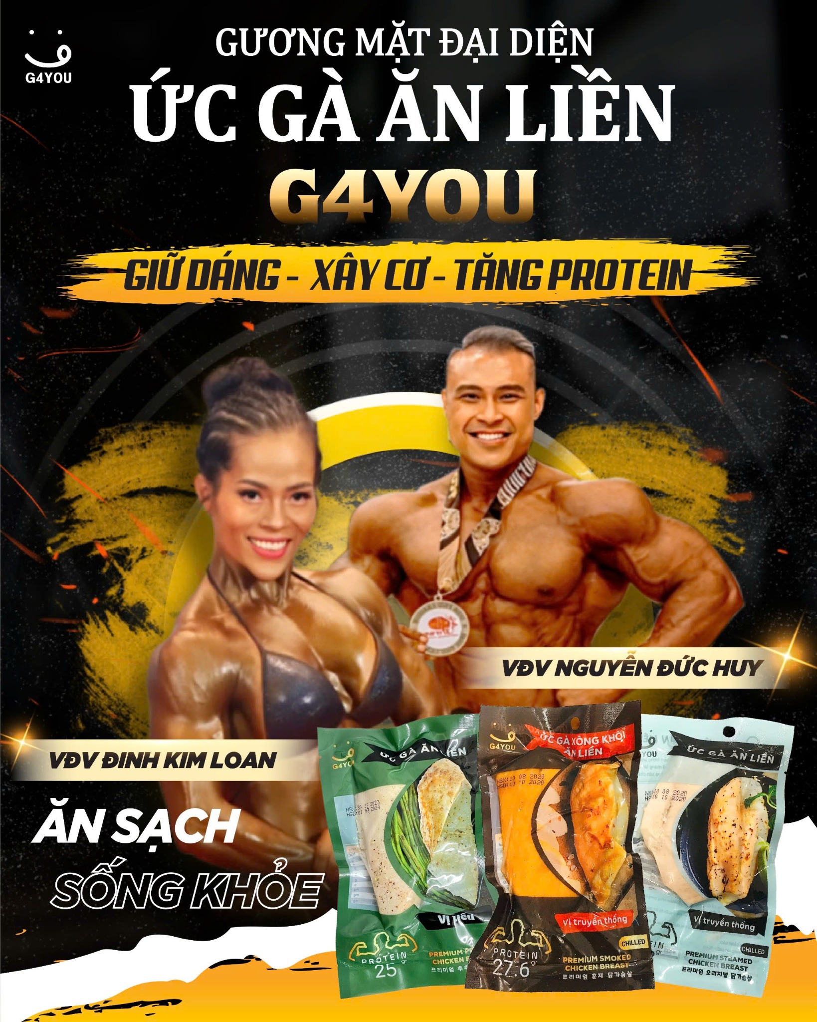 G4YOU_Food Facebook ad: Mua ngay Combo Ức gà chỉ 360k