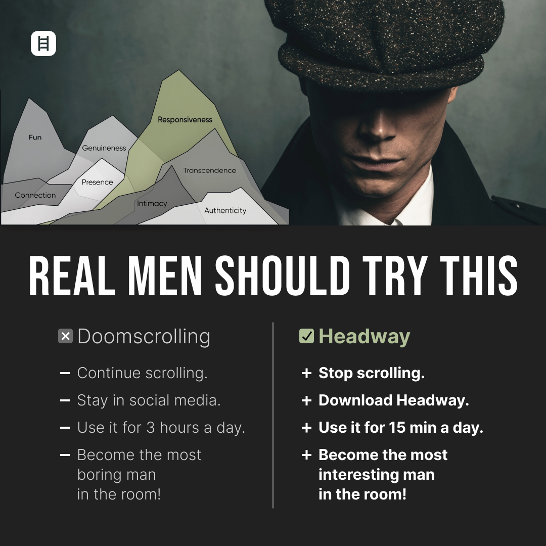 Headway App Facebook ad