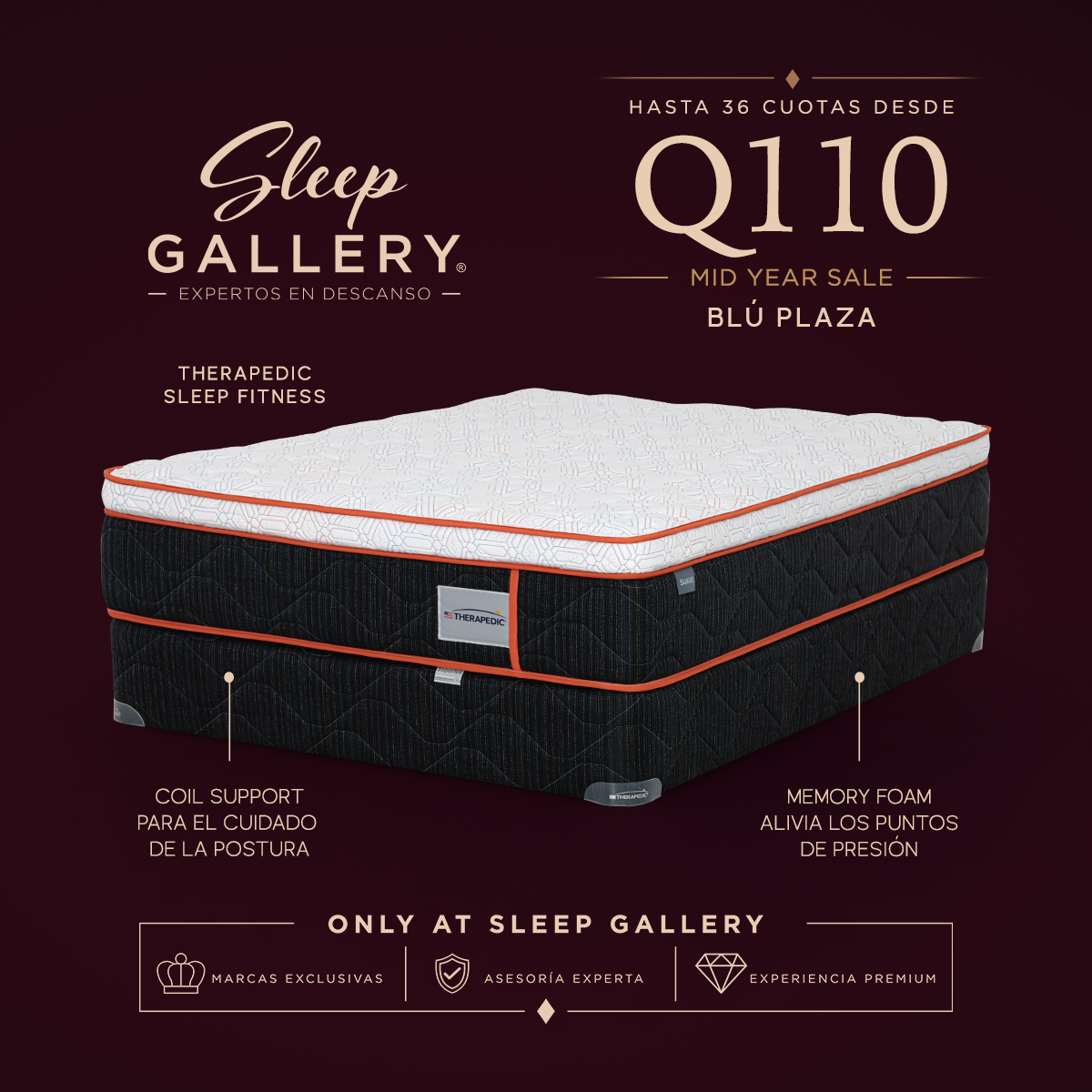 Sleep Gallery Guatemala Facebook ad from Jun 12, 2026