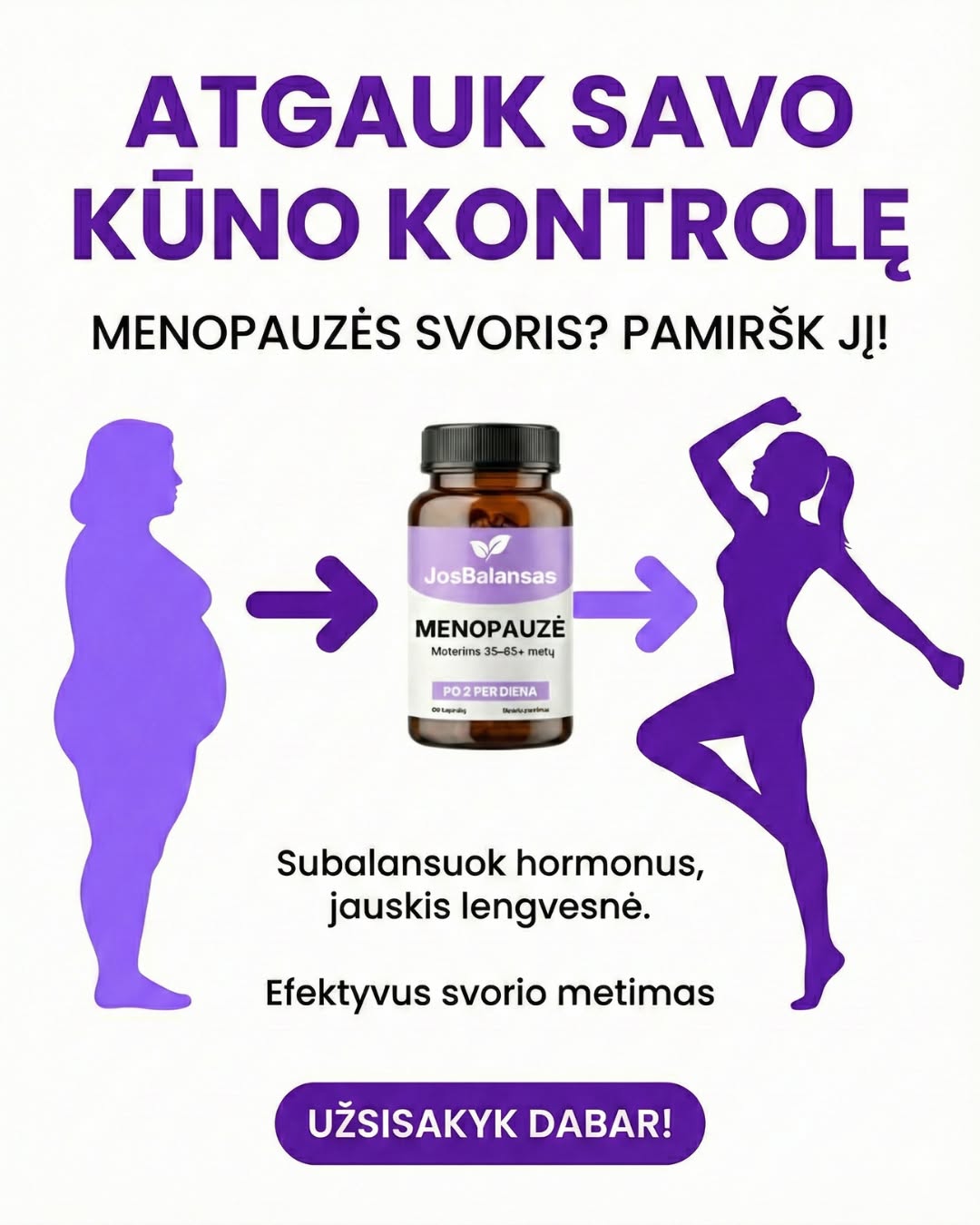 Josbalansas Facebook ad: Šiuo metu -60 %
