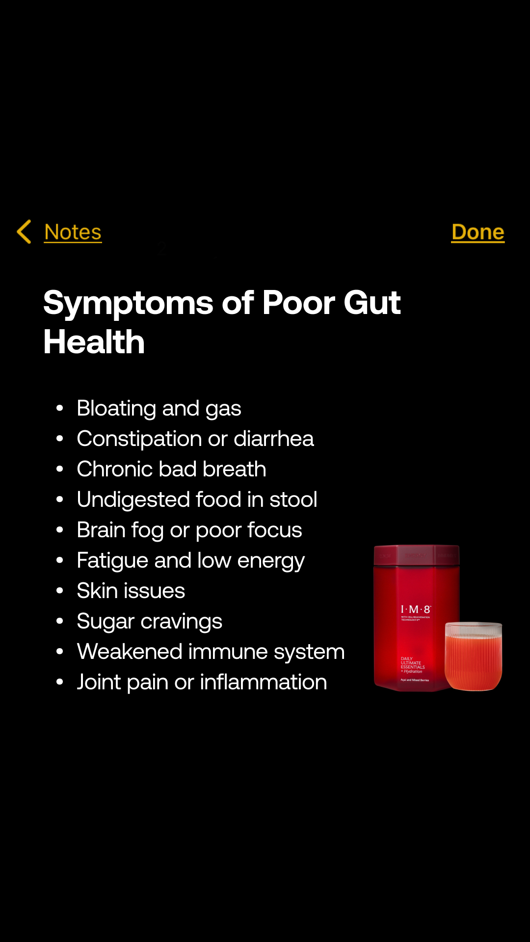 IM8 Health Global Facebook ad