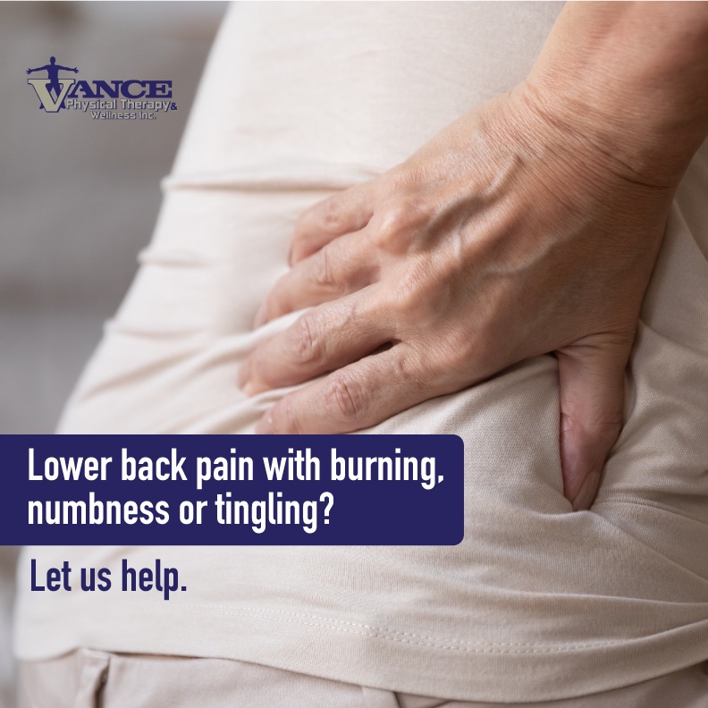 Vance Physical Therapy and Wellness, Exeter, CA Facebook ad: Tingling or numbness in the arms, wrists, neck…