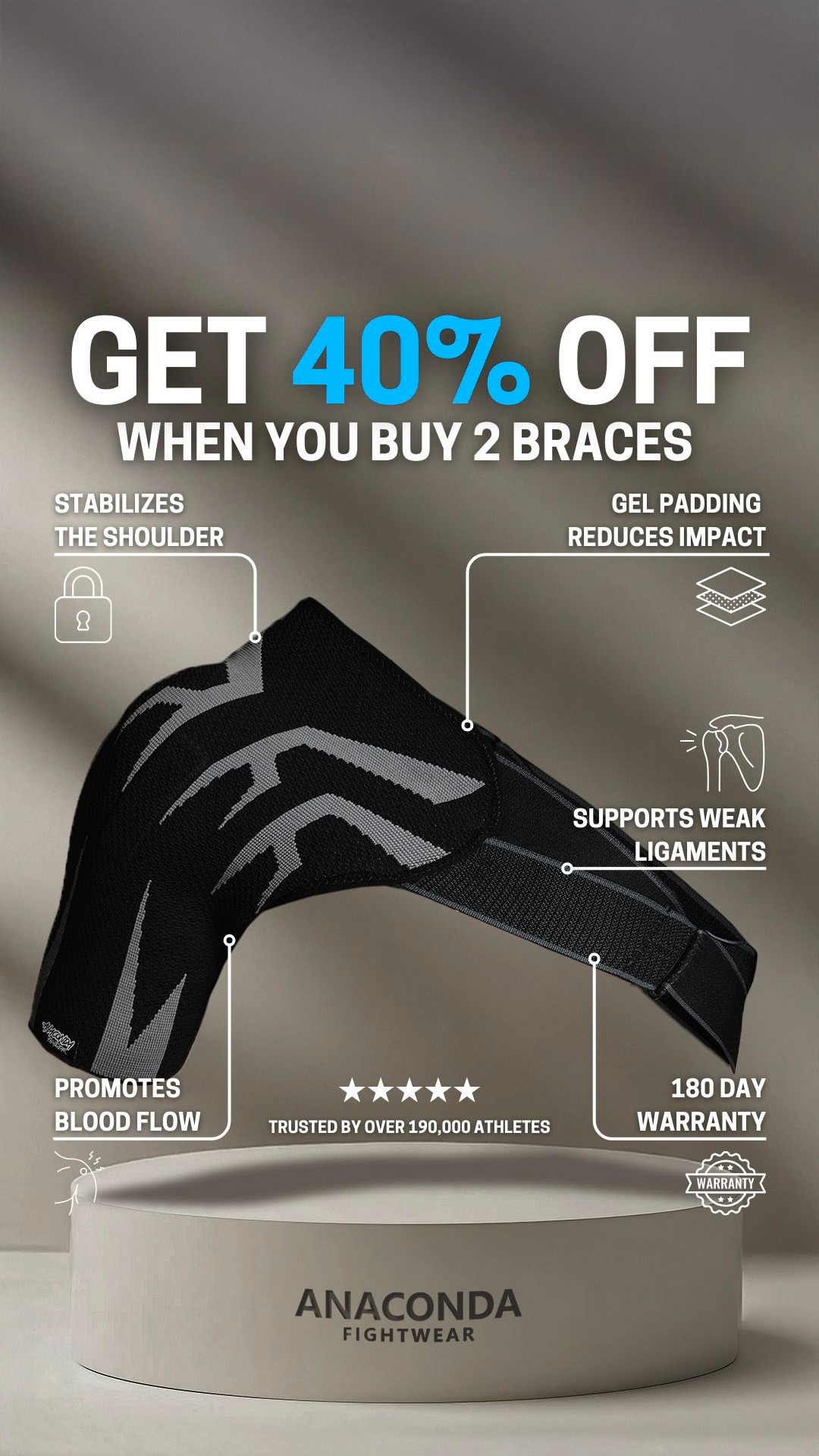 Anaconda Fightwear Facebook ad