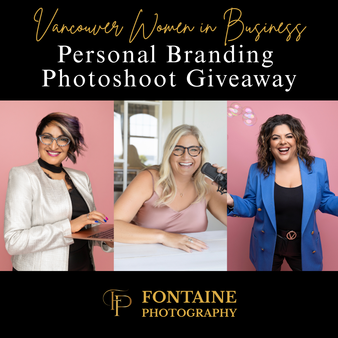 Fontaine Photography - Vancouver Portrait Studio Facebook ad: $1500 Branding Giveaway, Only 10 Spots!
