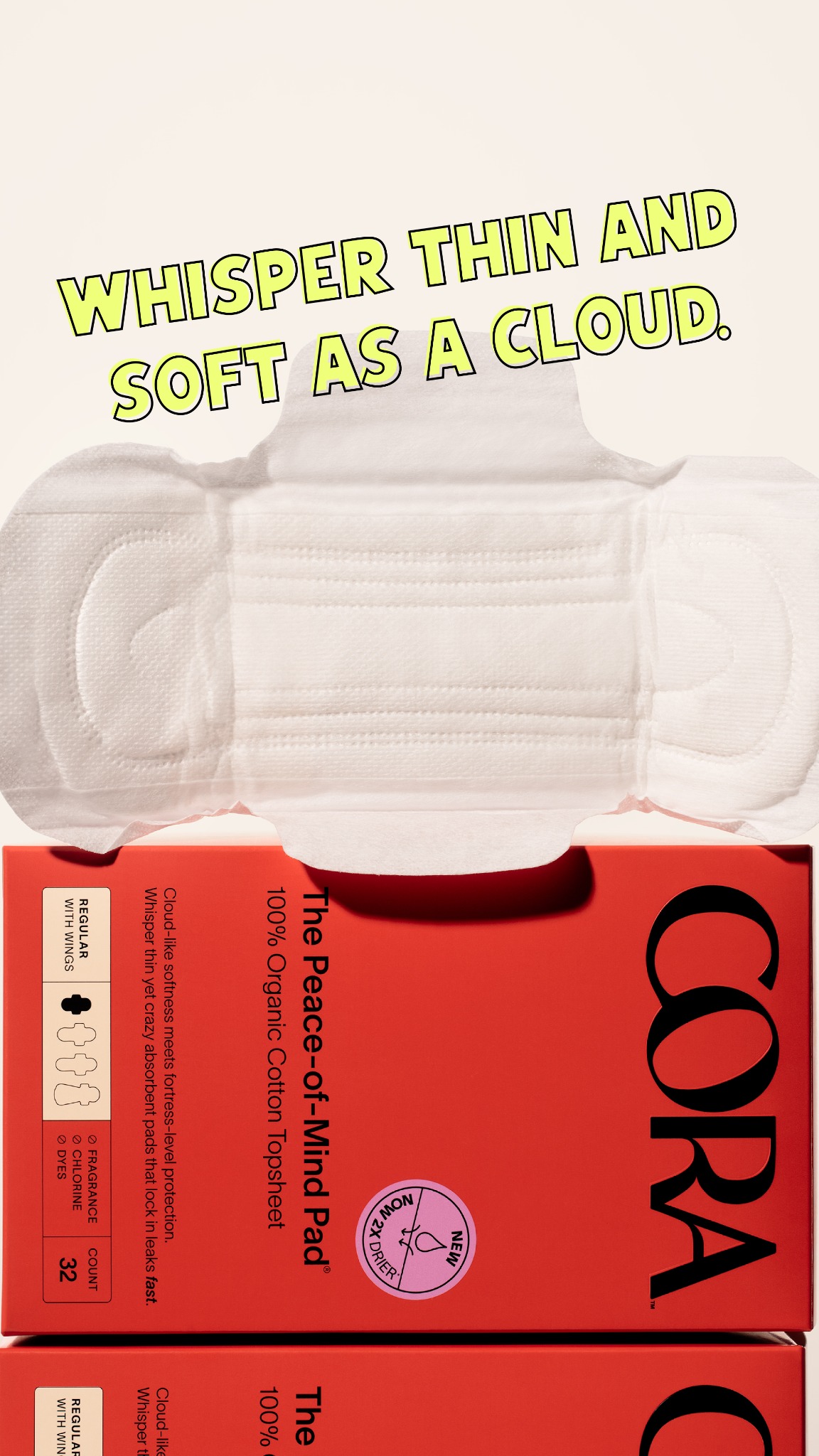 Cora Facebook ad