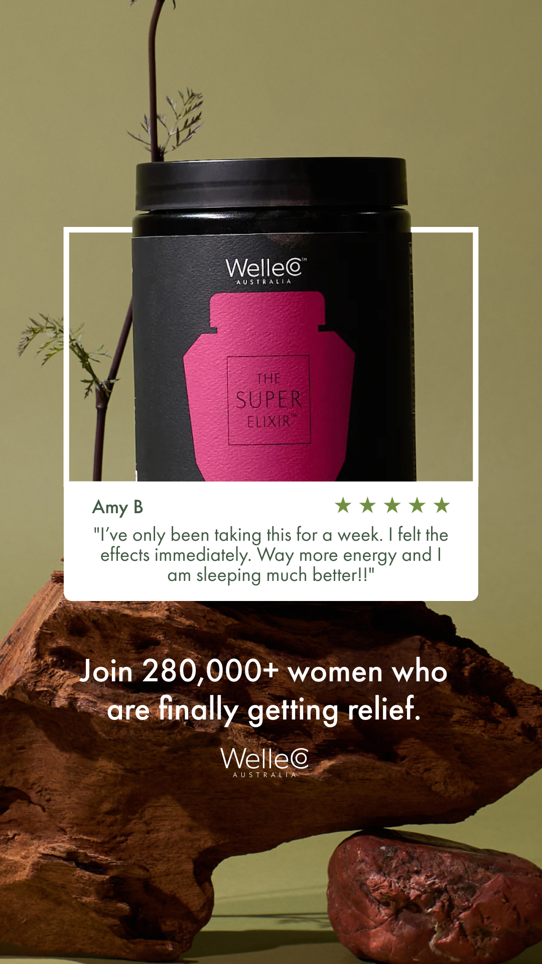 WelleCo Facebook ad