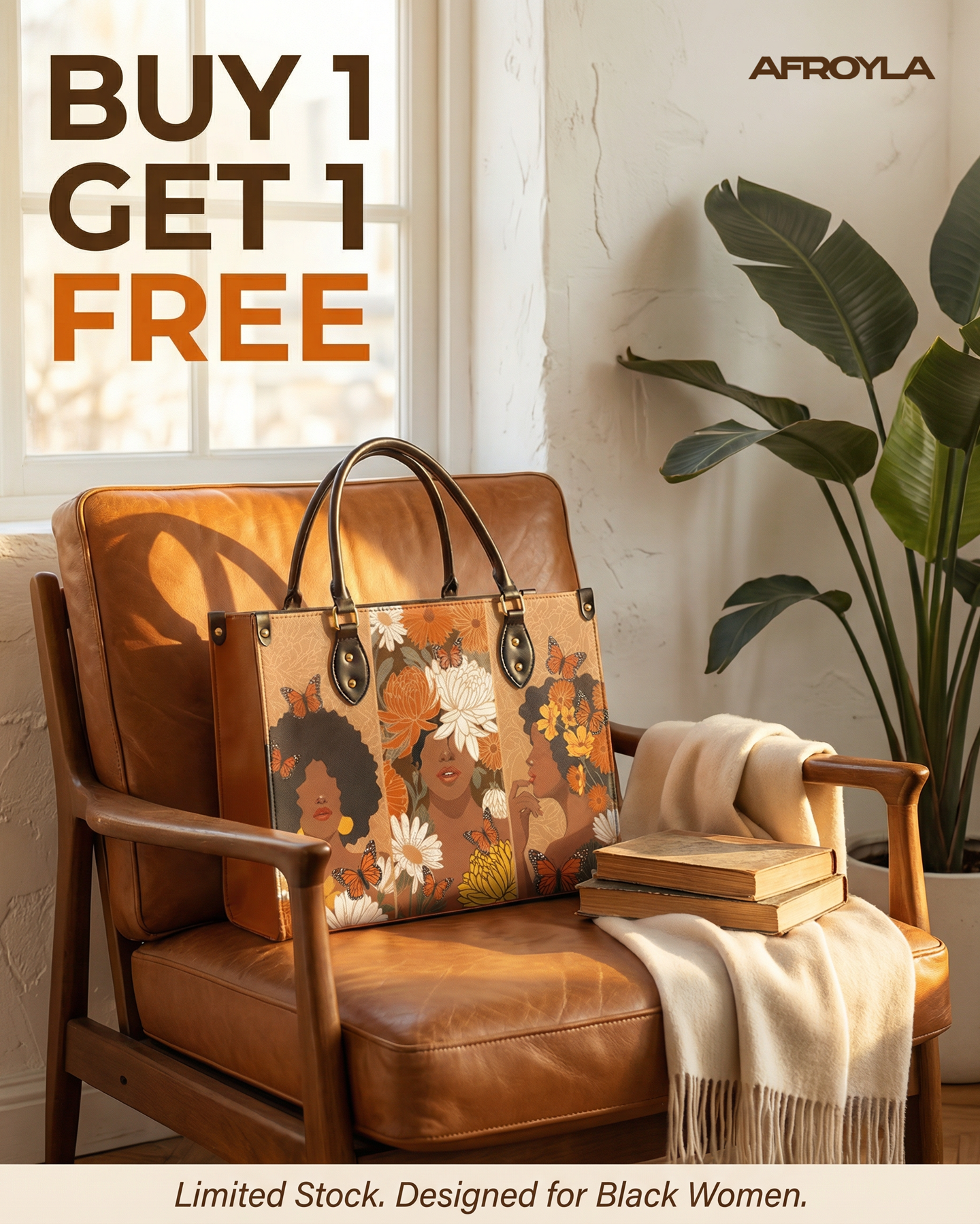 Afroyla - Leather Handbags Inspired by Black Women Facebook ad