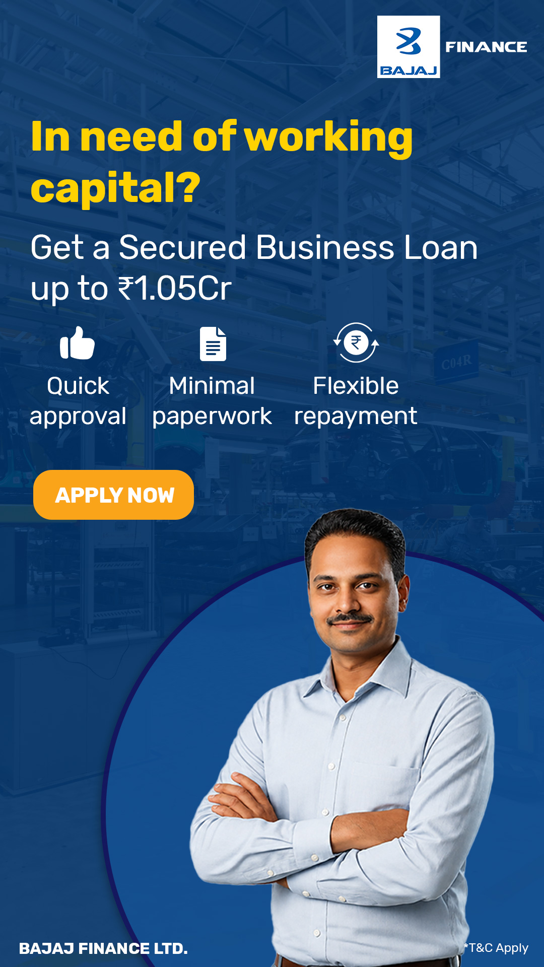 Bajaj Finserv Facebook ad