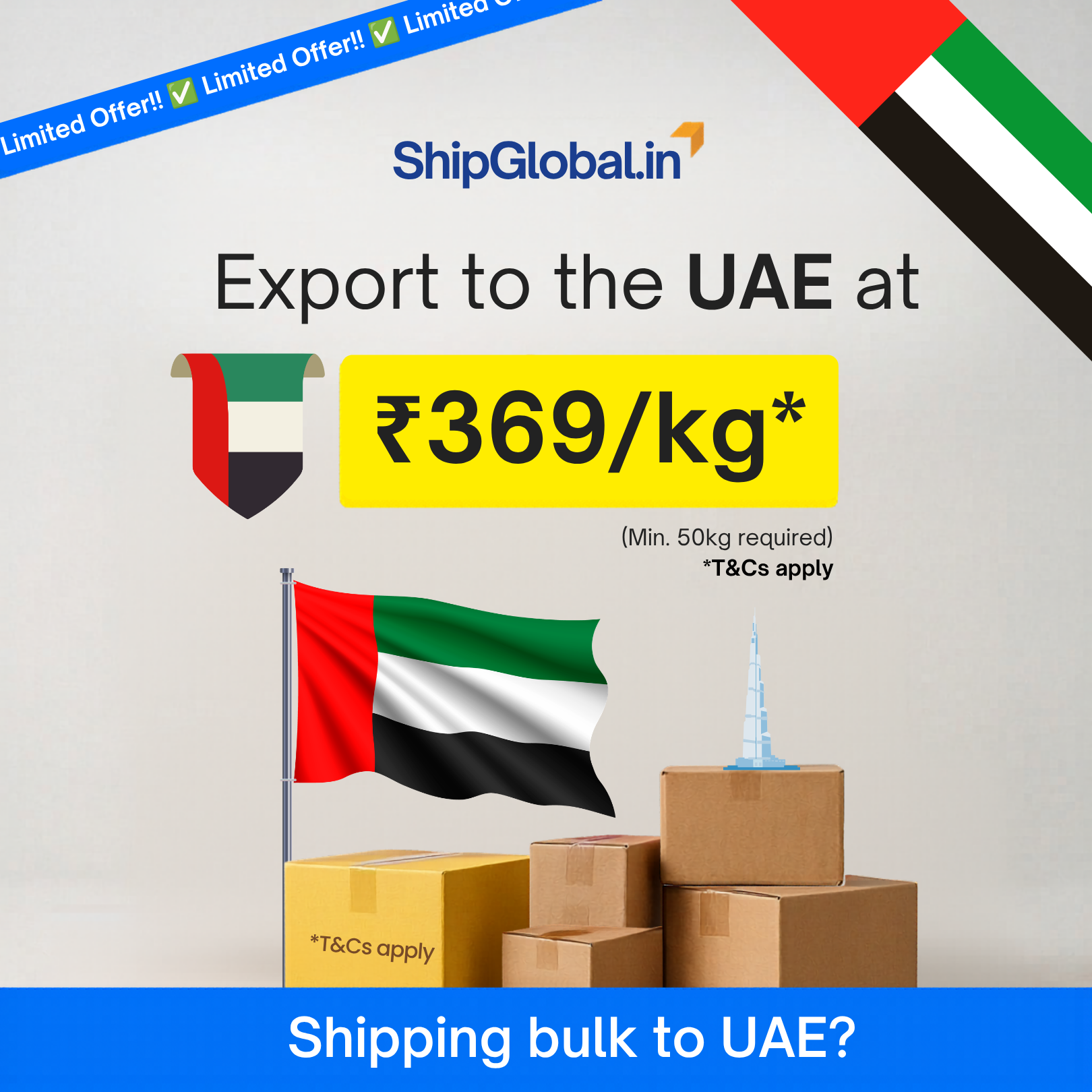 ShipGlobal.in Facebook ad