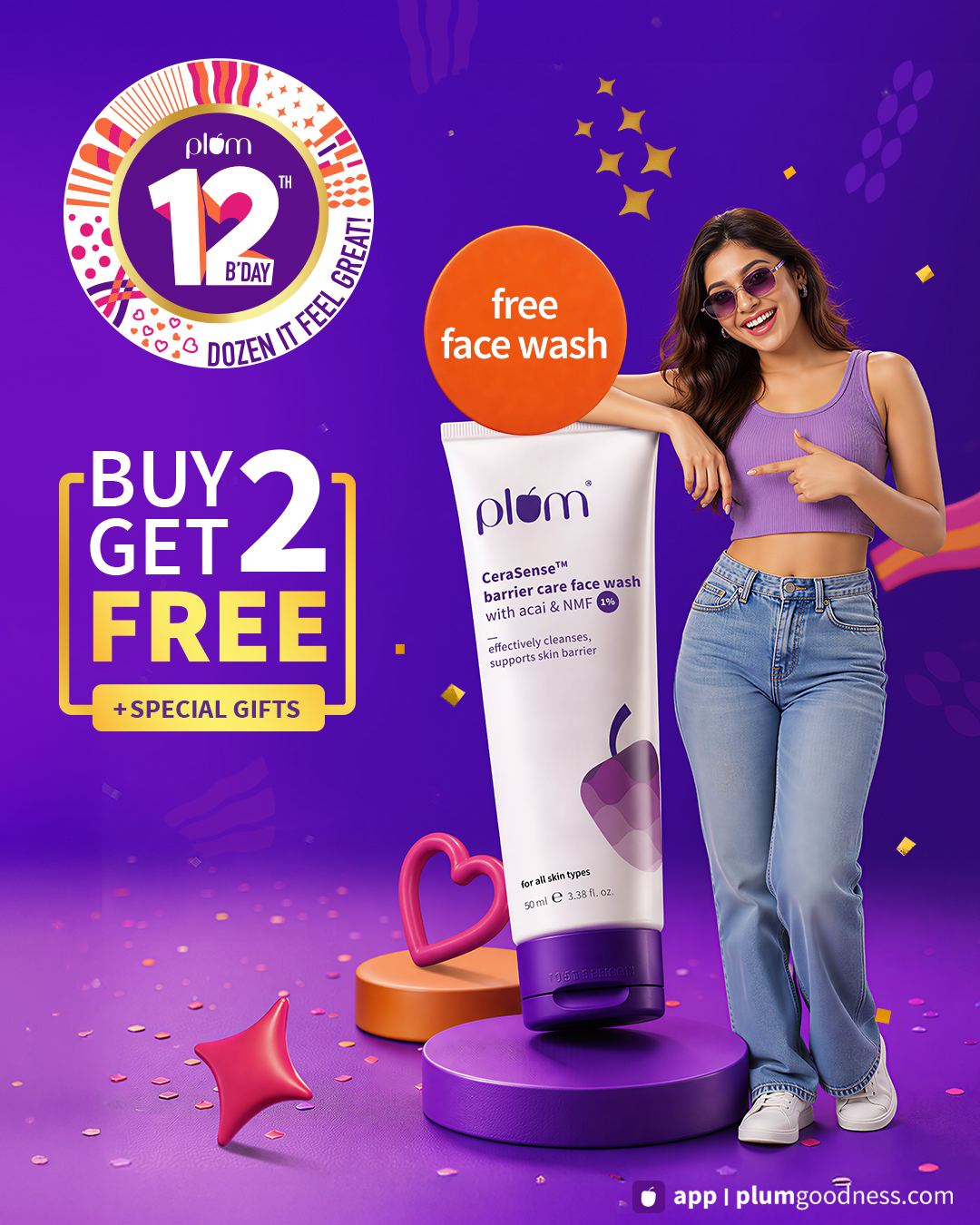 Plum Facebook ad