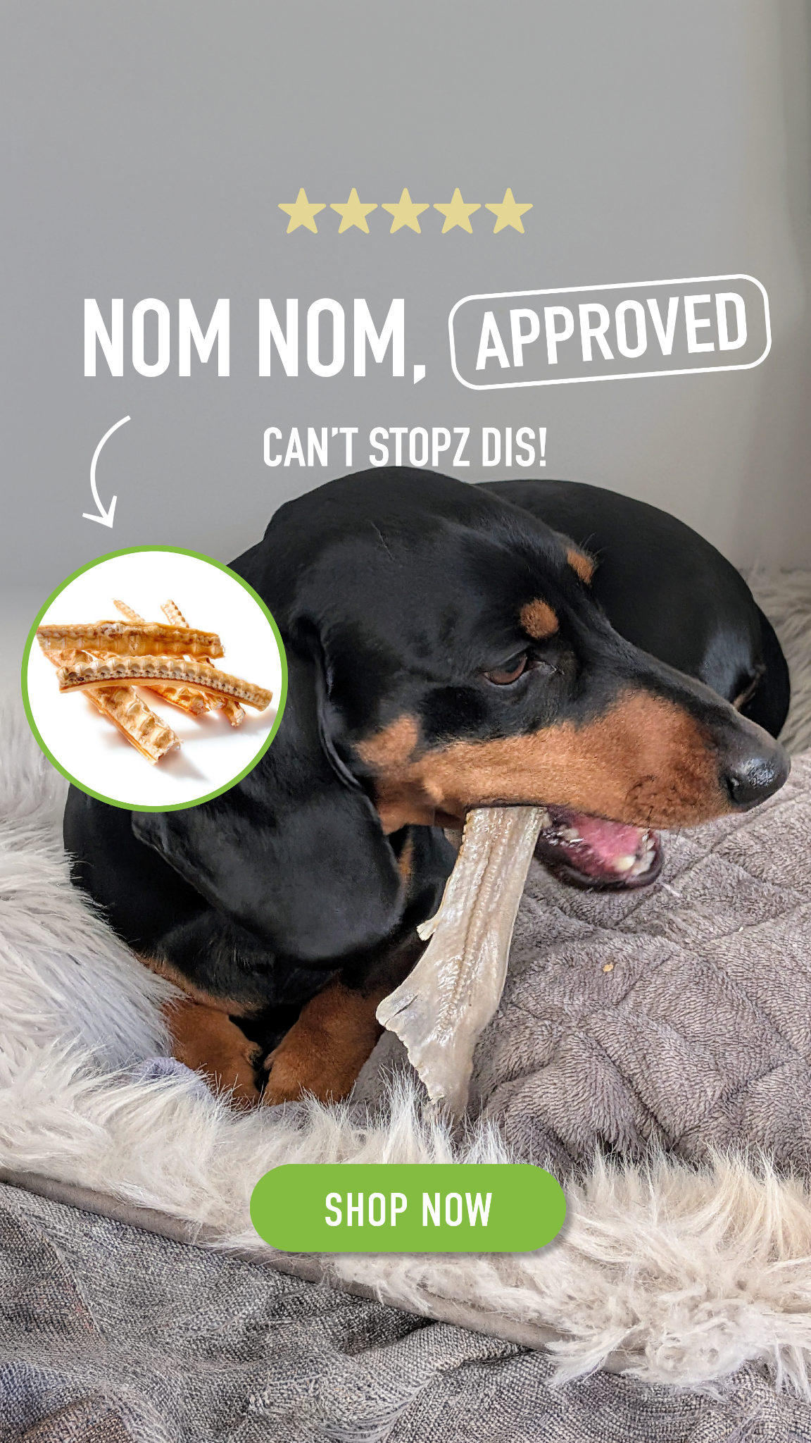 CLEAR Dog Treats Facebook ad