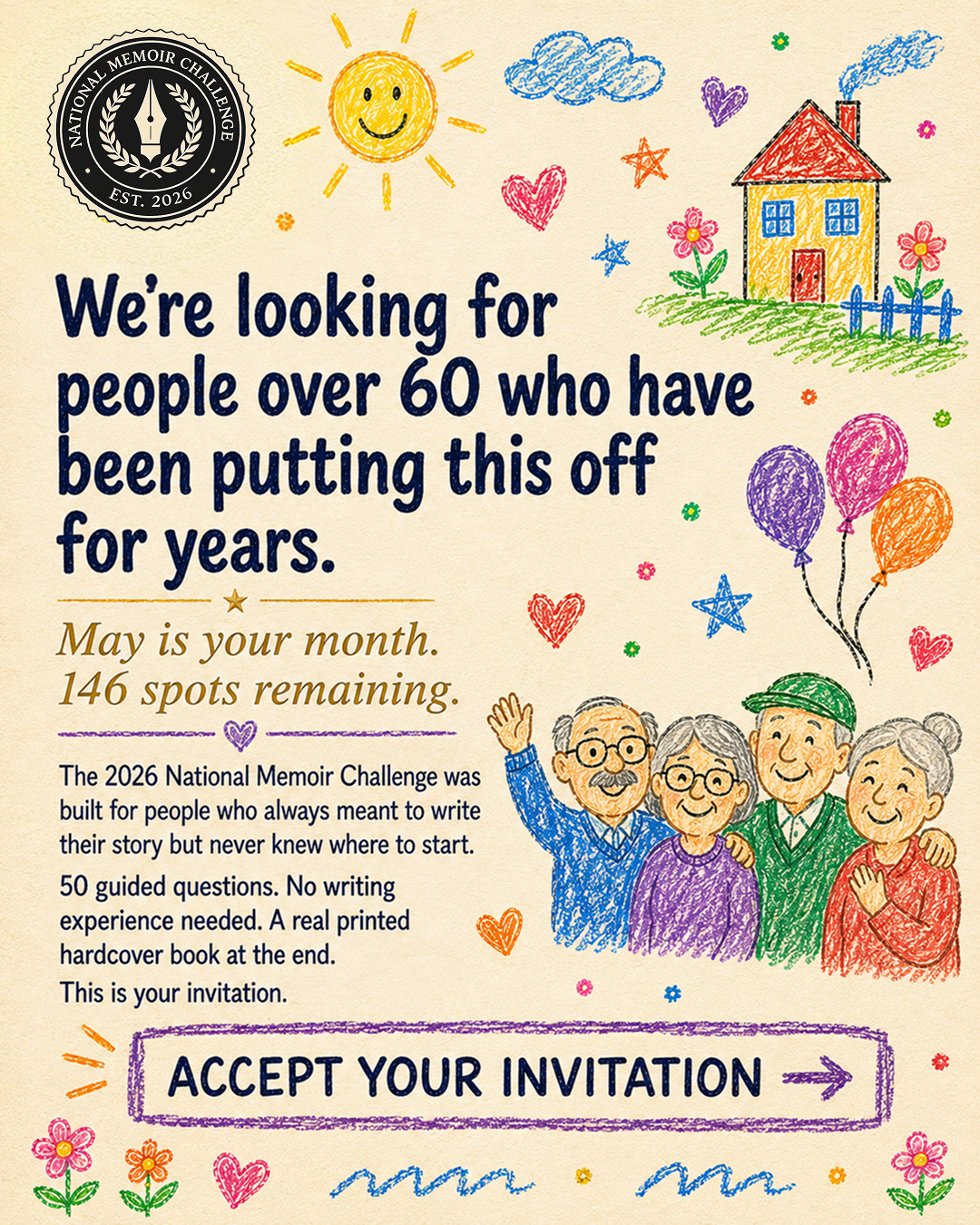 Memowrite Facebook ad
