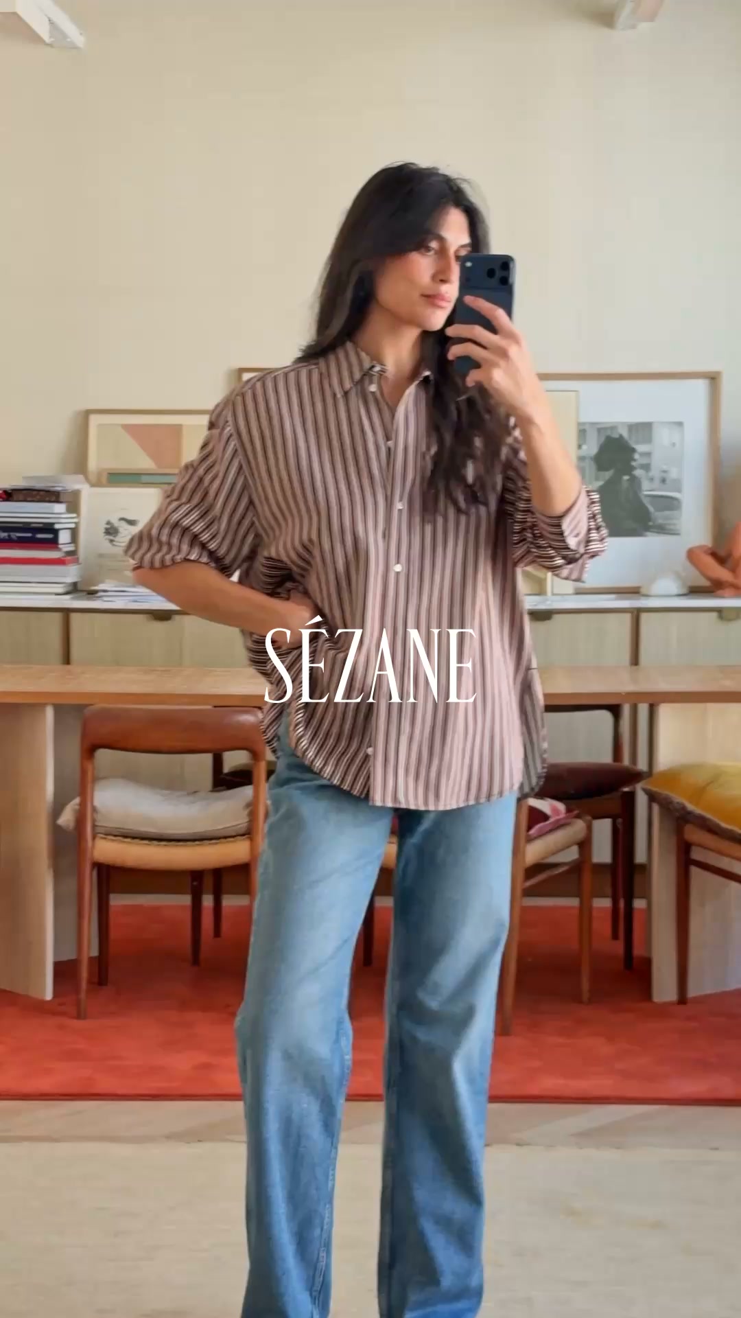 Sézane Facebook ad: La collection Automne est disponible.