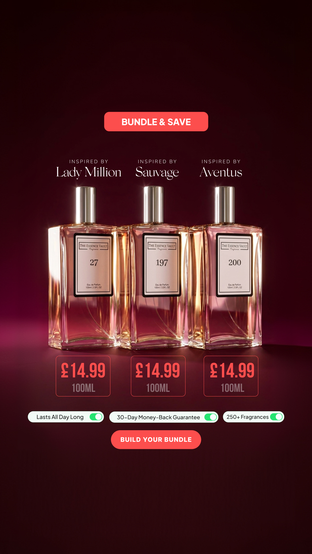 The Essence Vault Facebook ad