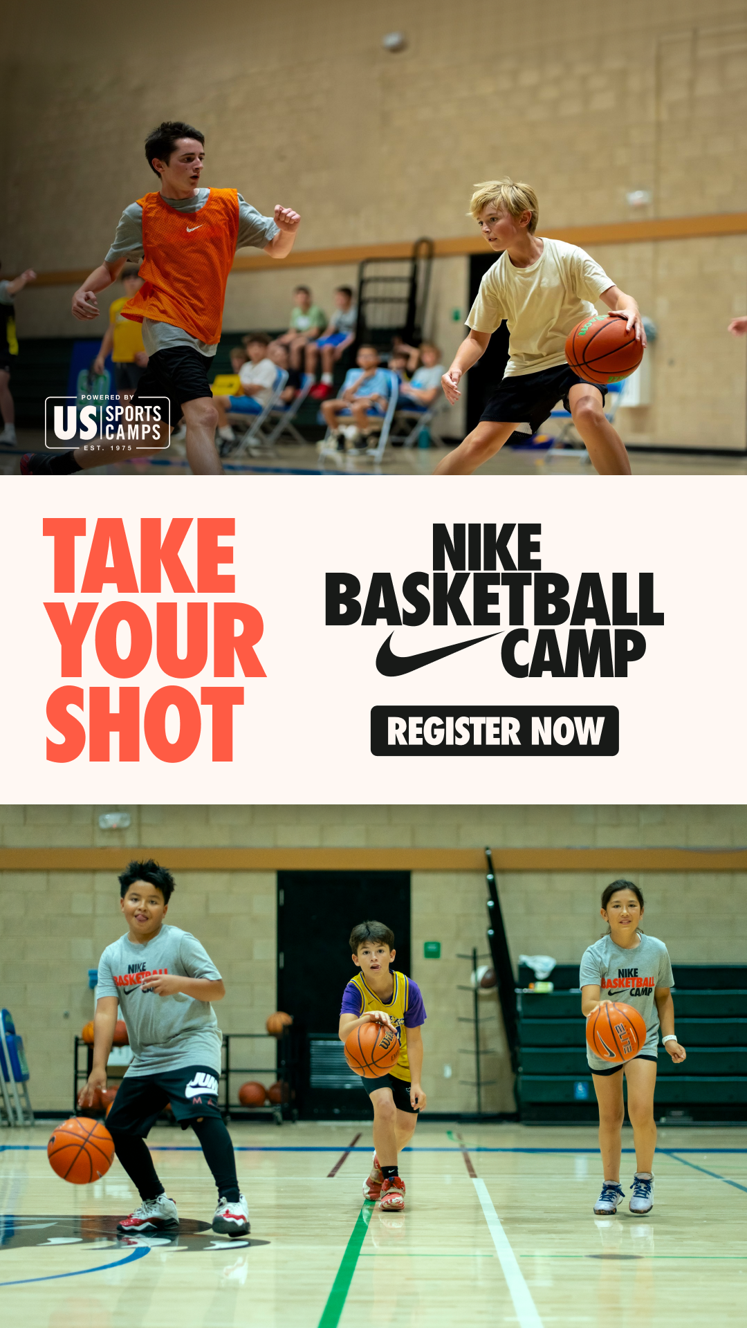 US Sports Camps - NIKE Sports Camps Facebook ad
