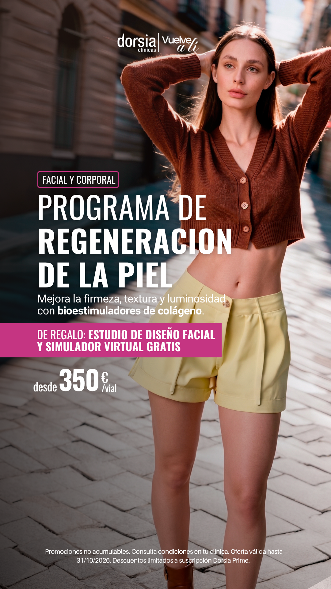 Clínicas Dorsia Facebook ad: Dale a tu piel una nueva oportunidad