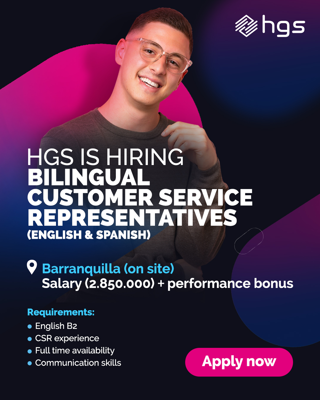 HGS Colombia Facebook ad