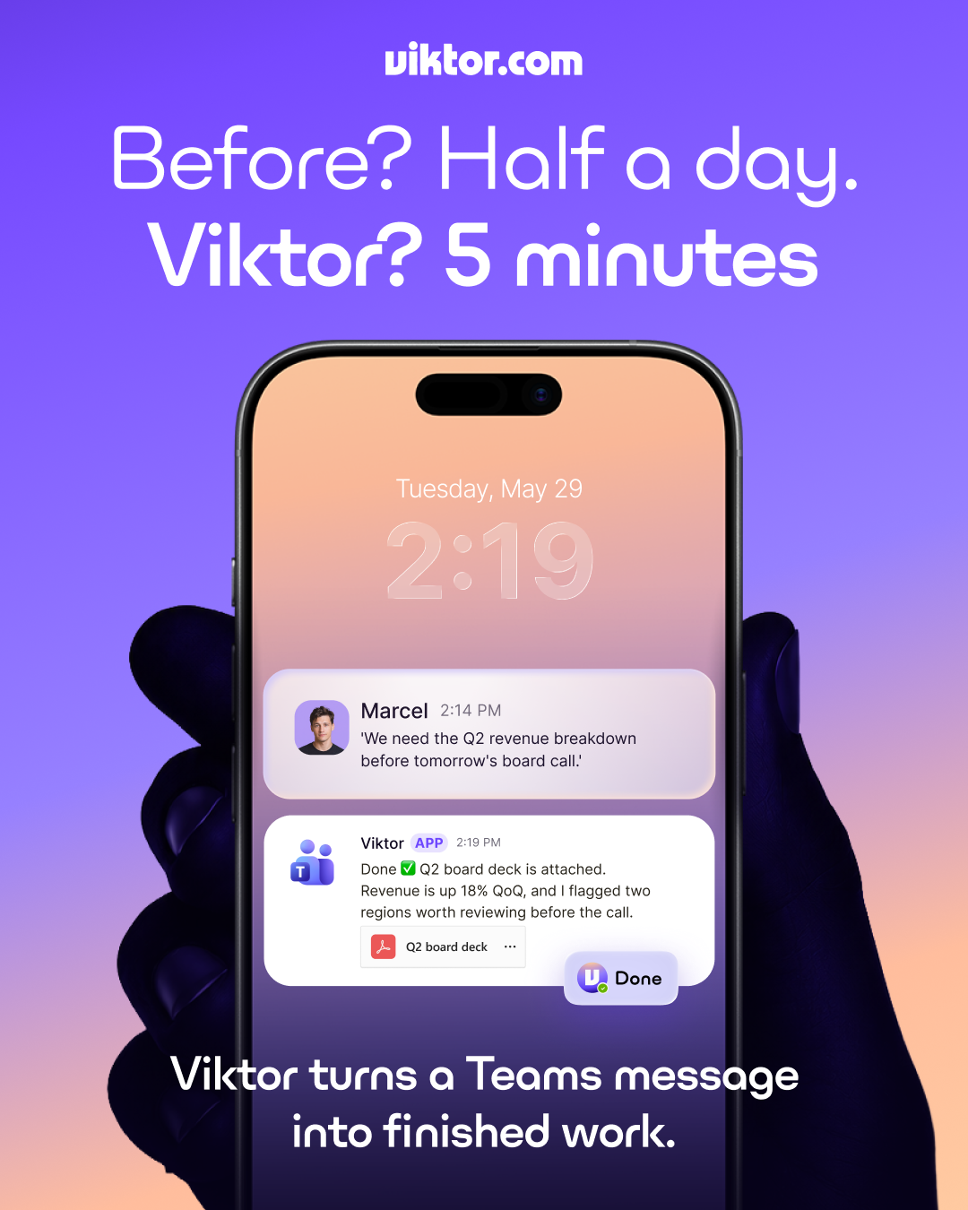 Viktor Facebook ad