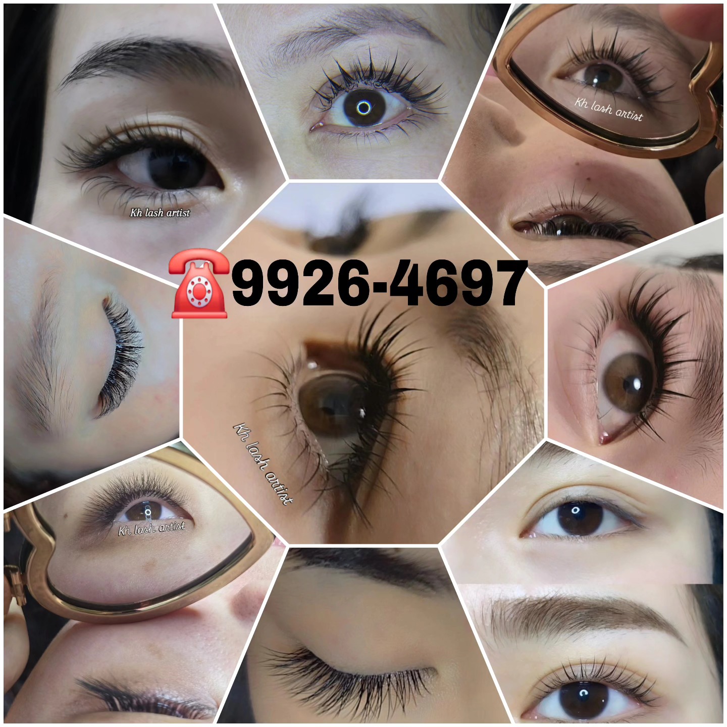 KH lash artist Facebook ad