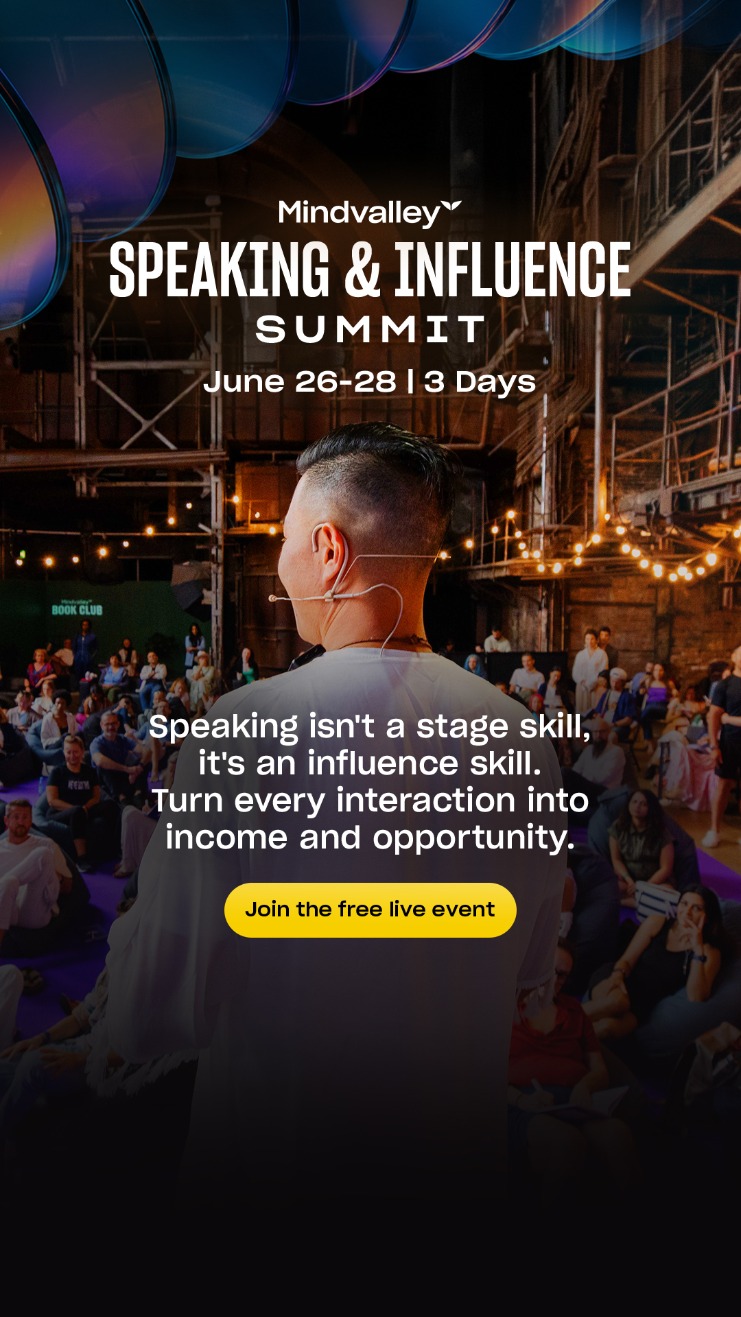 Mindvalley Facebook ad from Jun 12, 2026