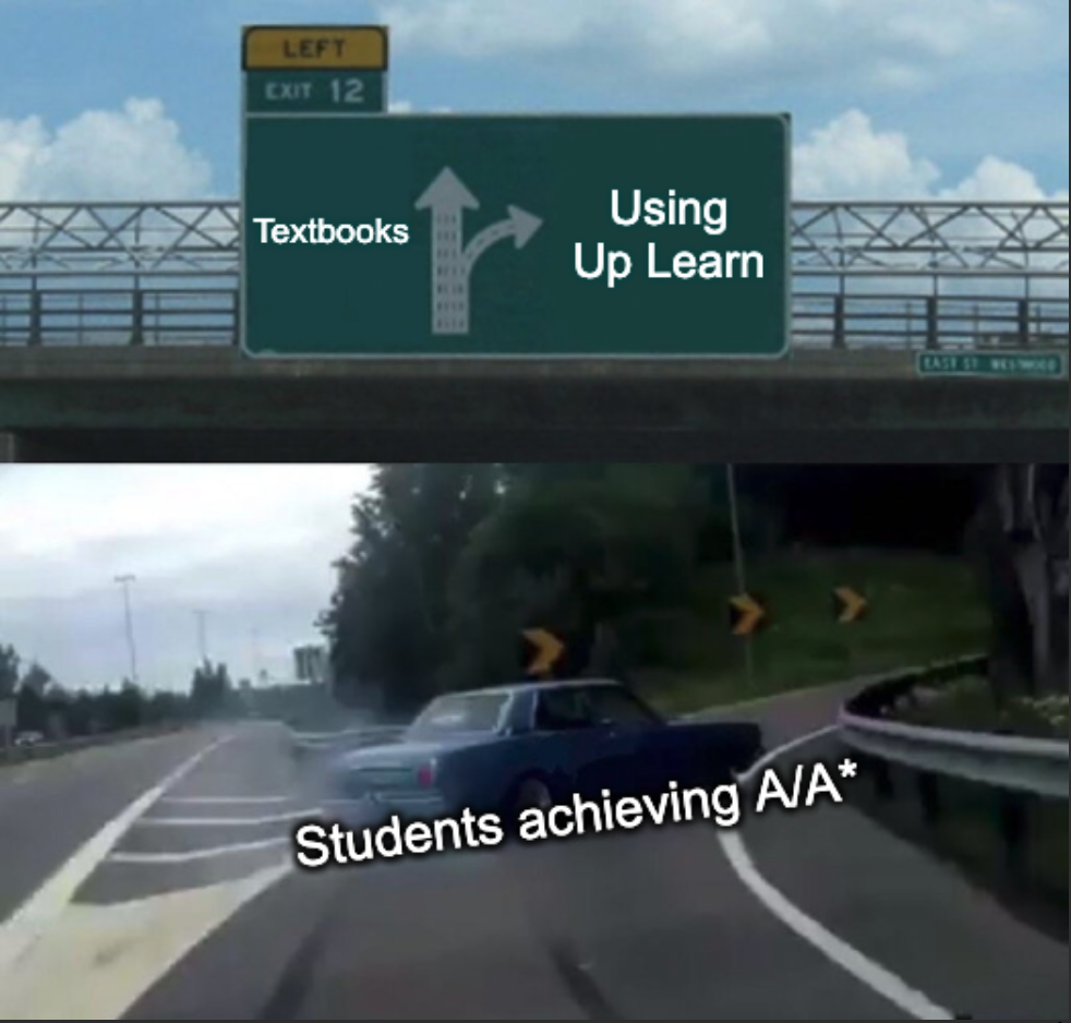 Up Learn Facebook ad