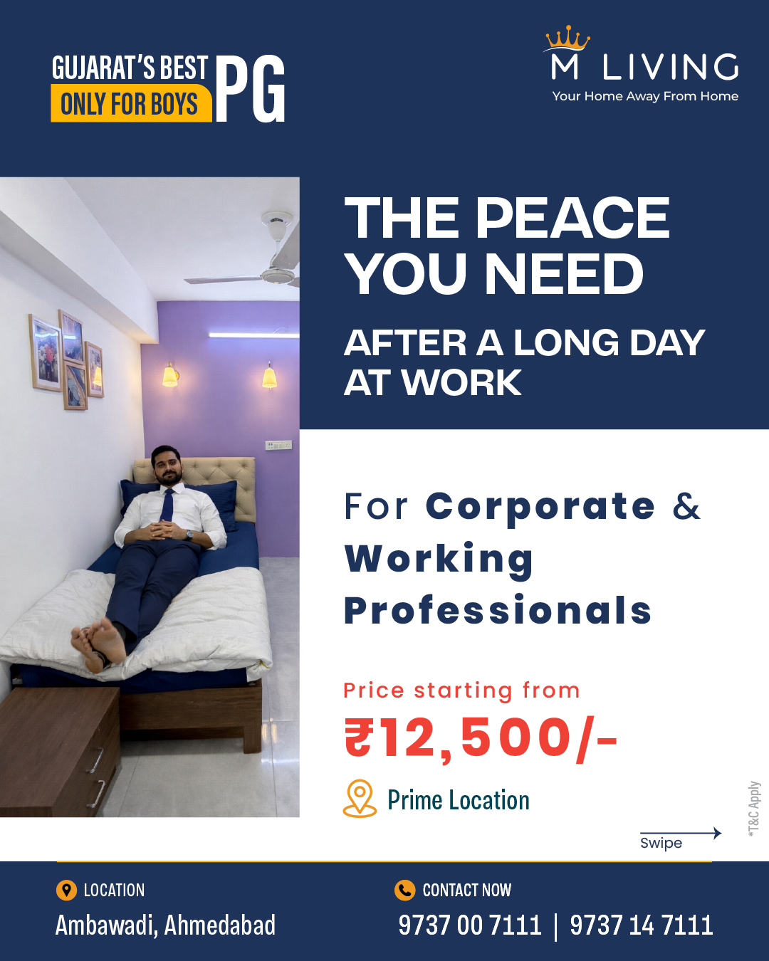 M Living Facebook ad