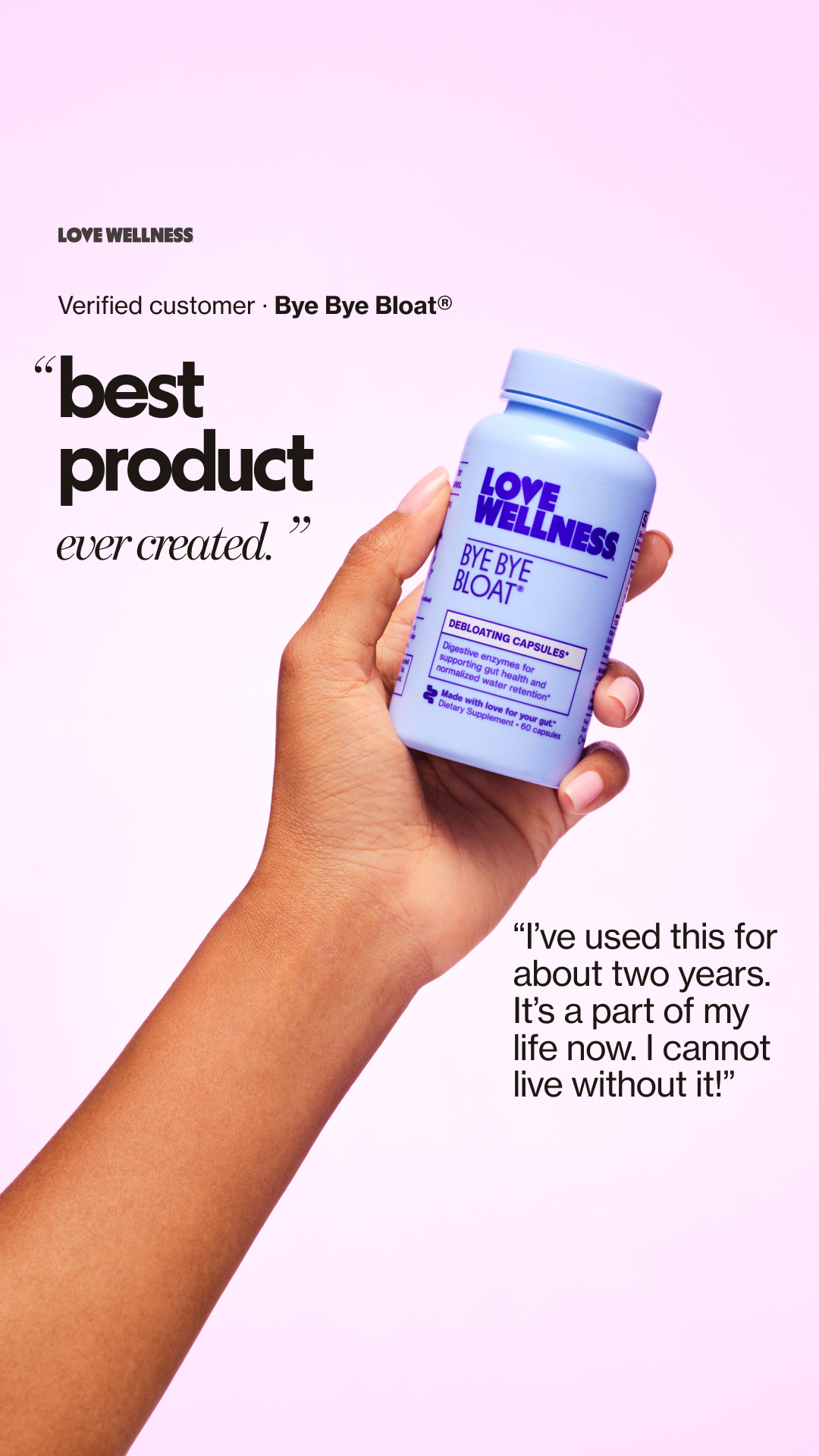 Love Wellness Facebook ad