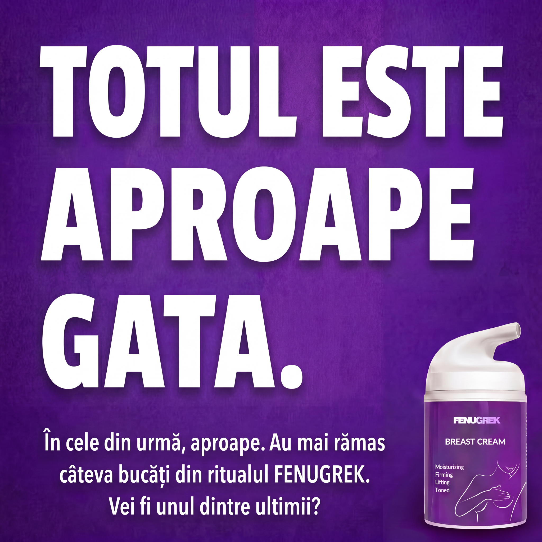 Fenugrek Facebook ad: Au mai rămas doar câteva bucăți