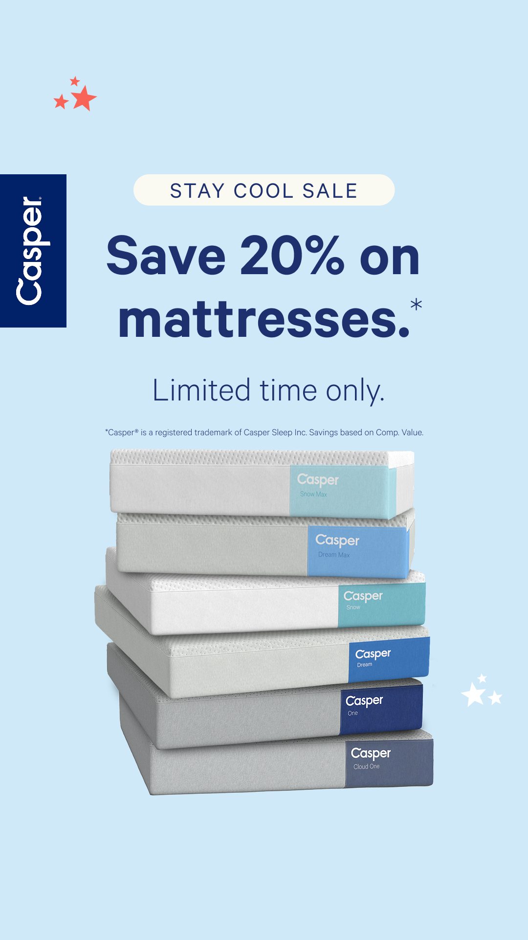 Casper Facebook ad