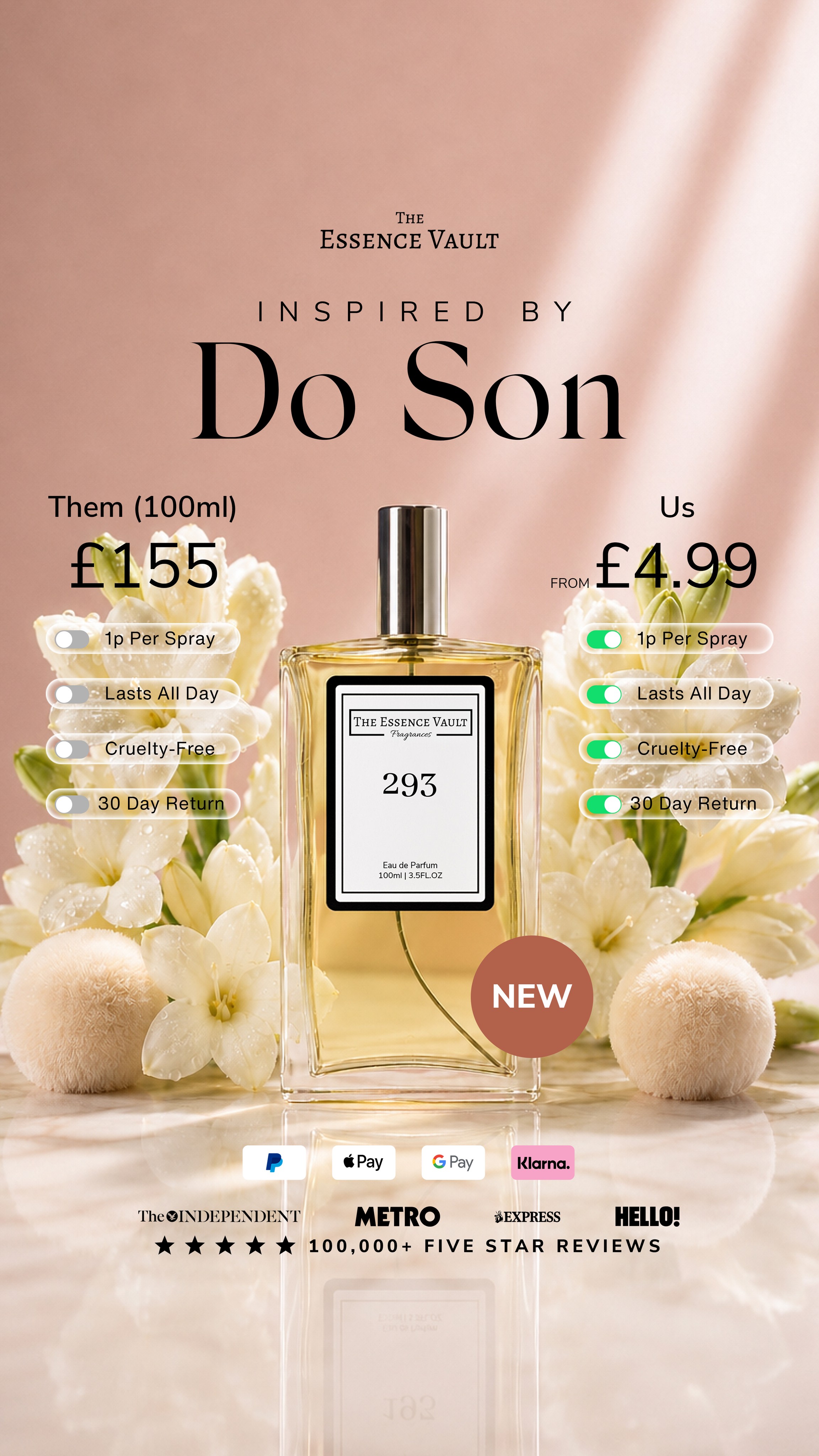 The Essence Vault Facebook ad