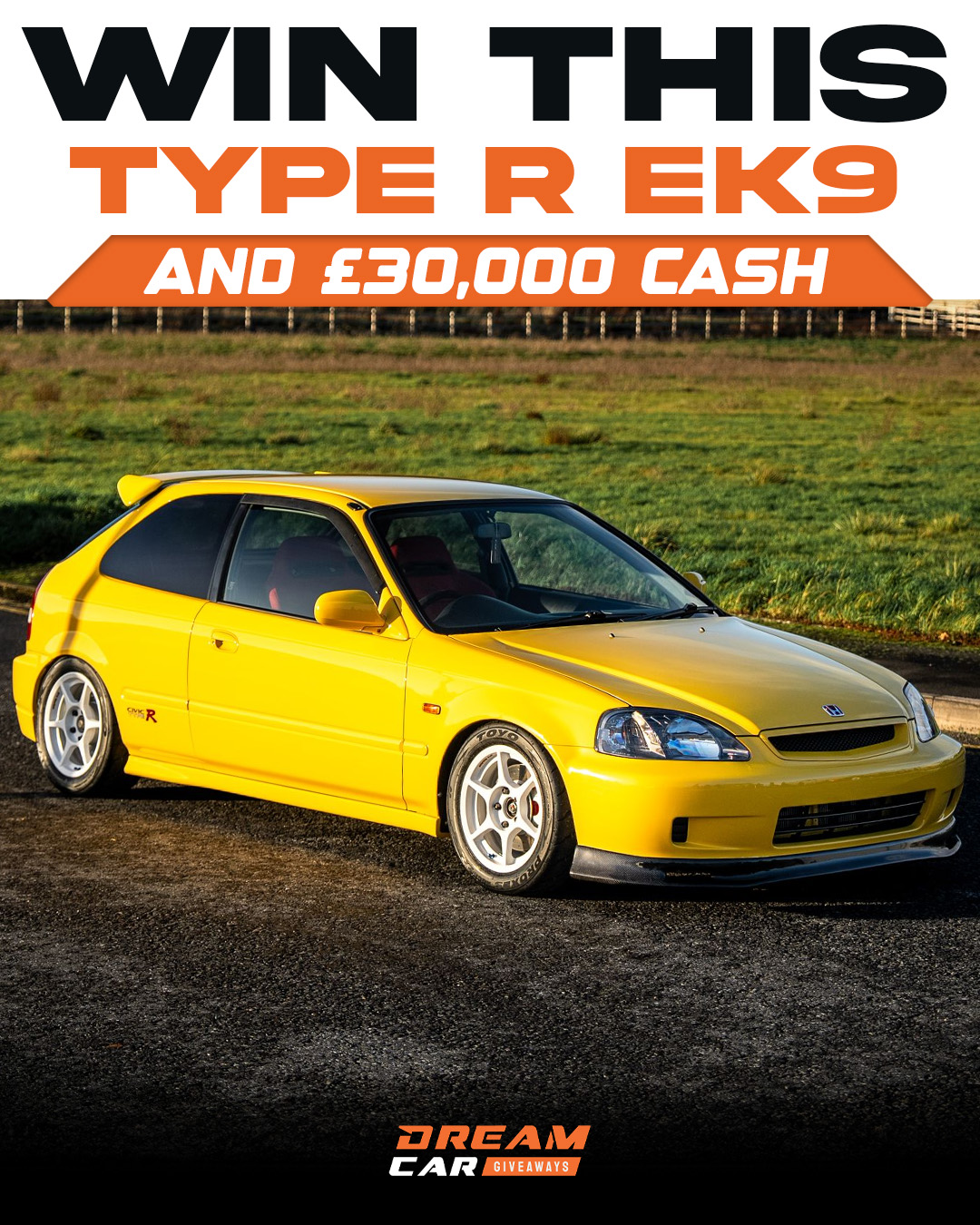 Dream Car Giveaways Facebook ad