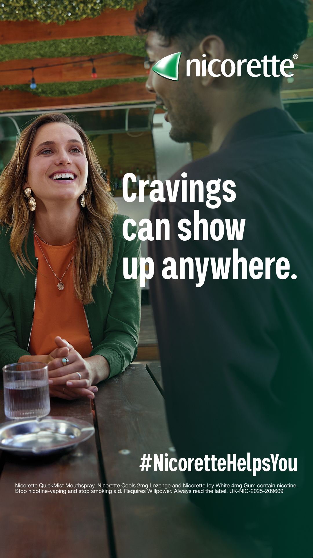 Nicorette Facebook ad from Dec 31, 2025