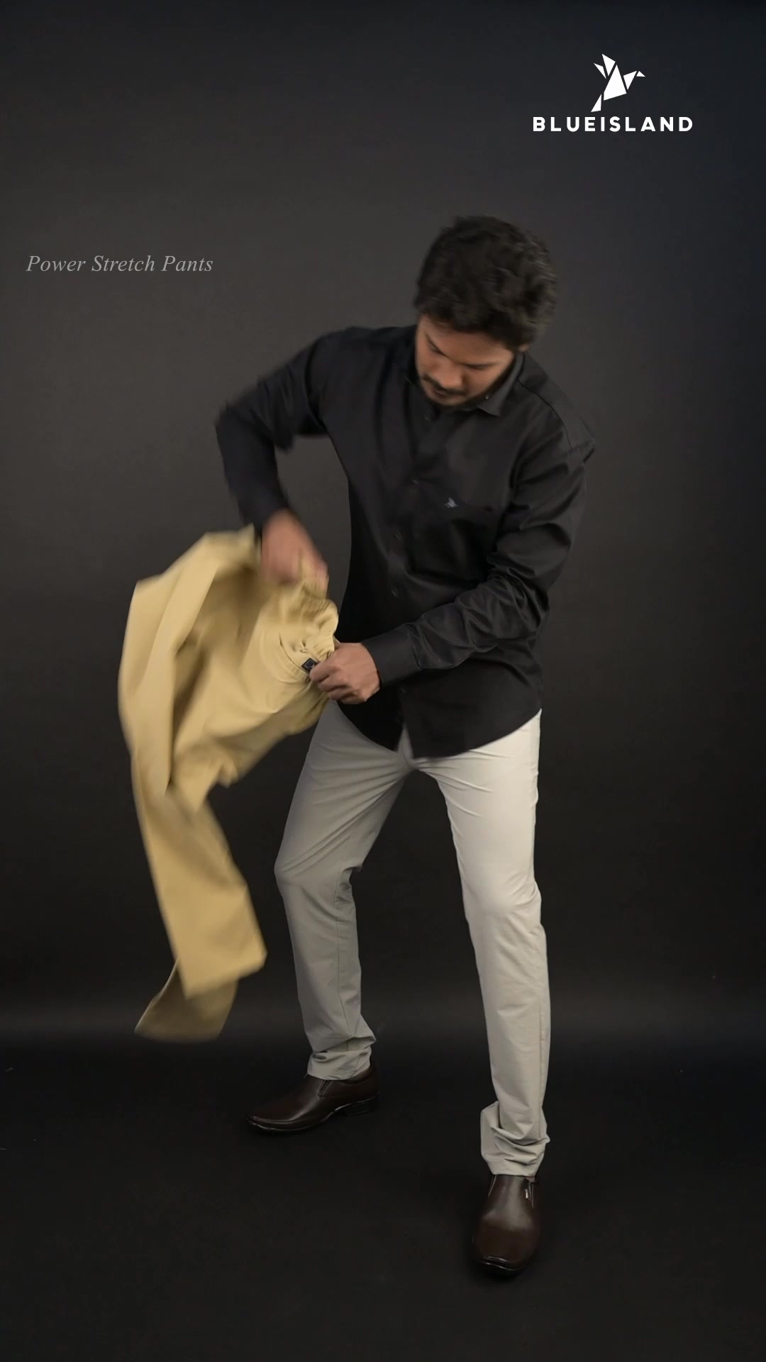 Blue island clothing Facebook ad: Ultra stretch Pants