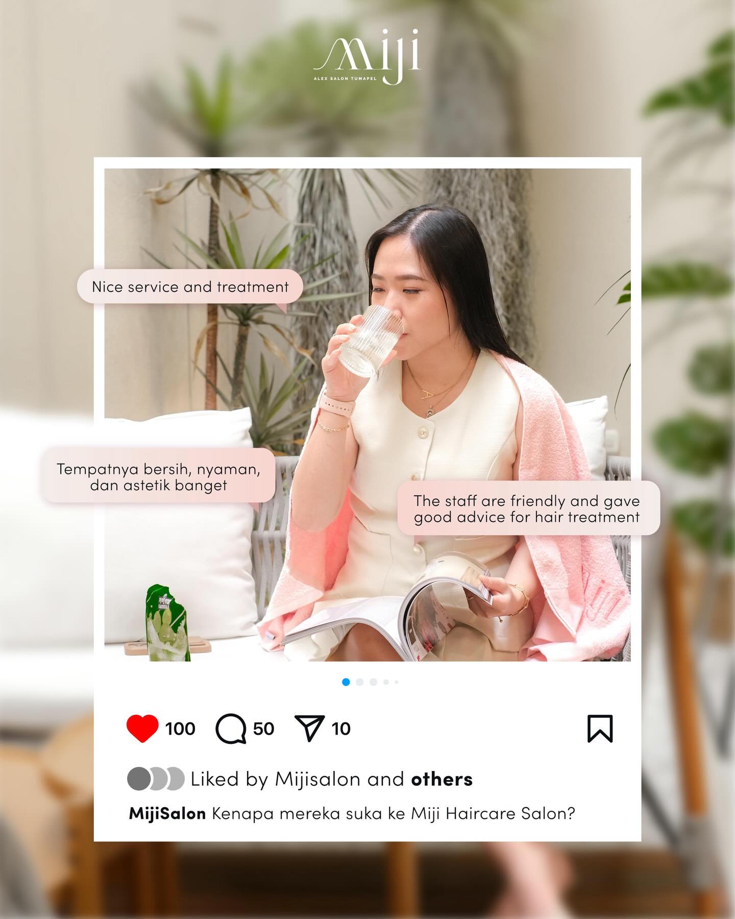 ALEX'S-Salon-Tumapel Facebook ad: Dari pertama datang, langsung jatuh cinta